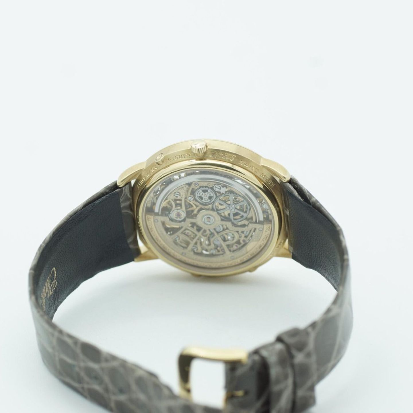 Audemars Piguet Quantieme Perpetual Calendar 25668BA (1989) - Transparent dial 36 mm Yellow Gold case (8/8)