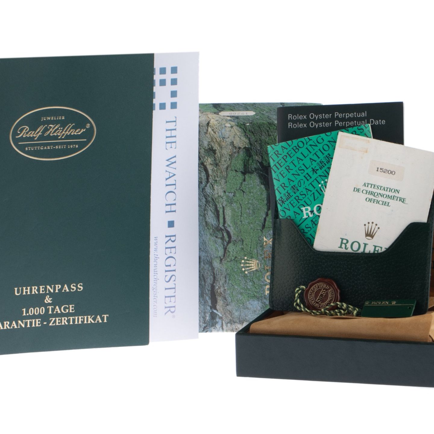 Rolex Oyster Perpetual Date 15200 (1993) - Blue dial 34 mm Steel case (2/8)