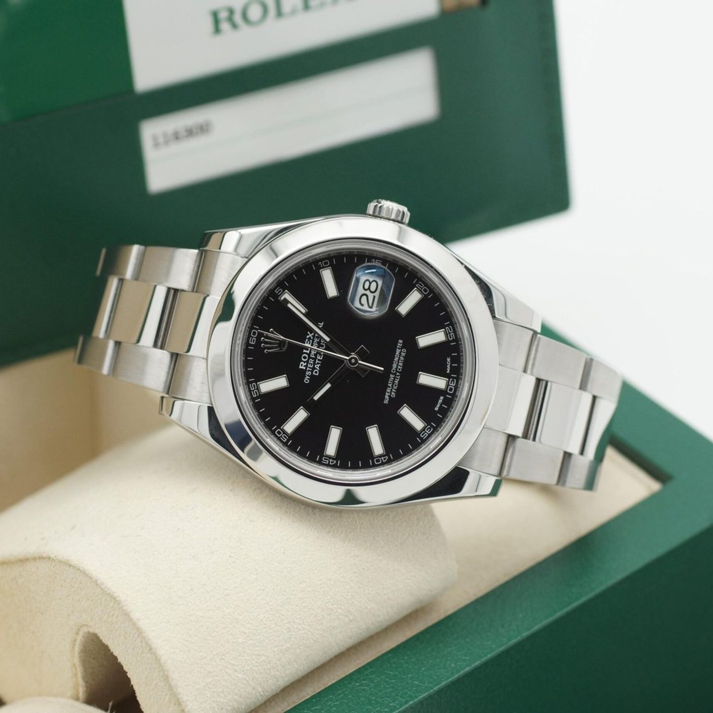 Rolex Datejust II 116300 (2017) - 41 mm Steel case (1/8)