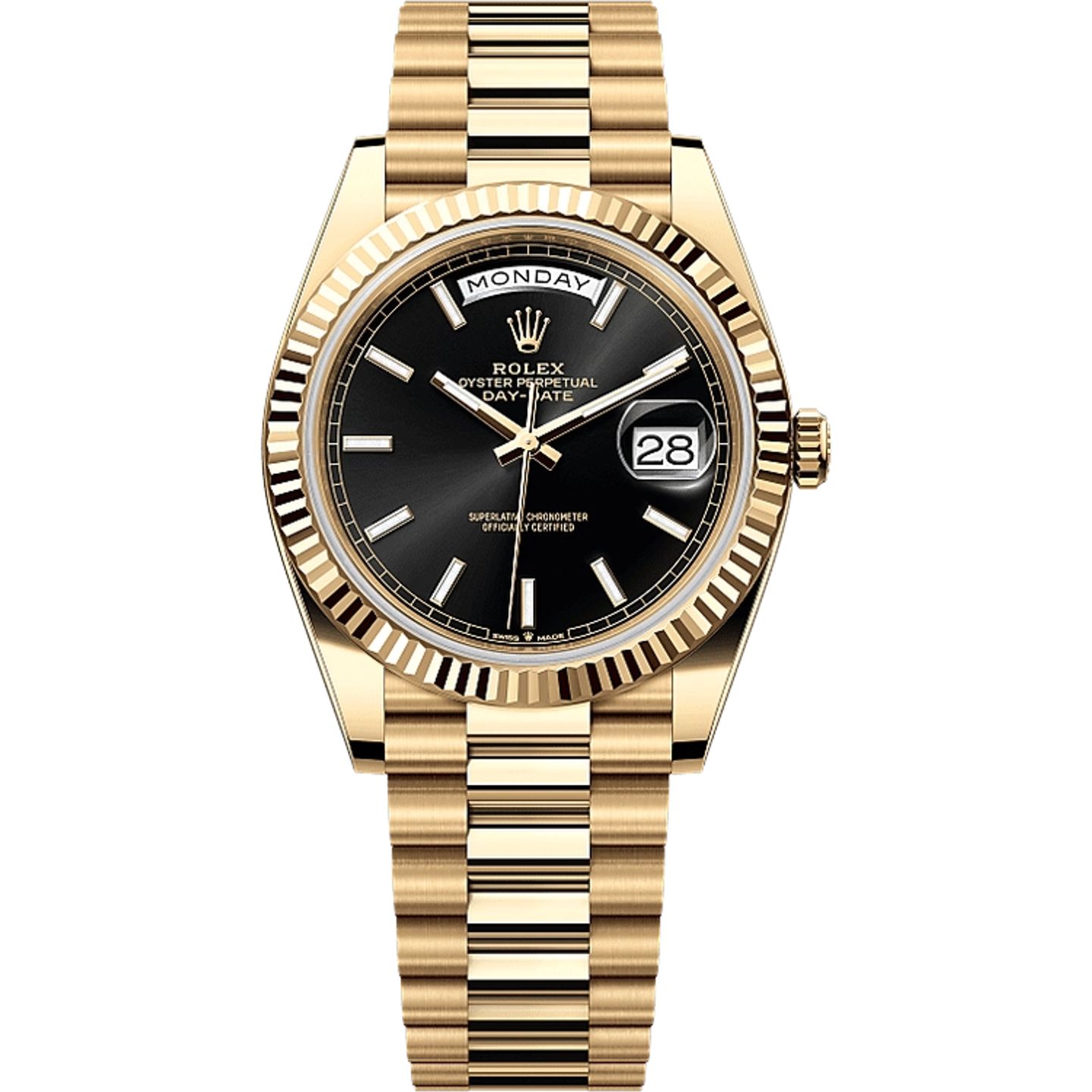 Rolex Day-Date 40 228238 (2025) - Zwart wijzerplaat 40mm Geelgoud (1/1)