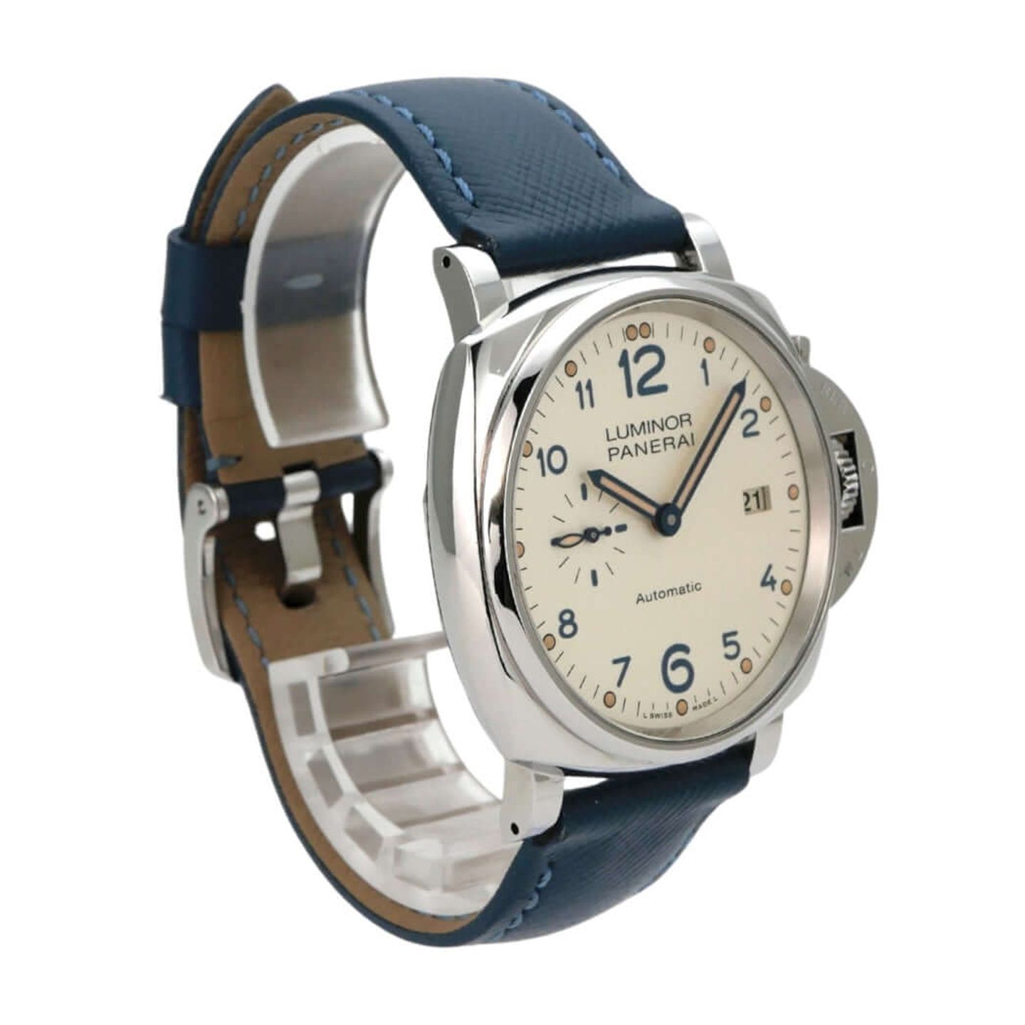 Panerai Luminor Due PAM00906 (2018) - White dial 42 mm Steel case (4/8)