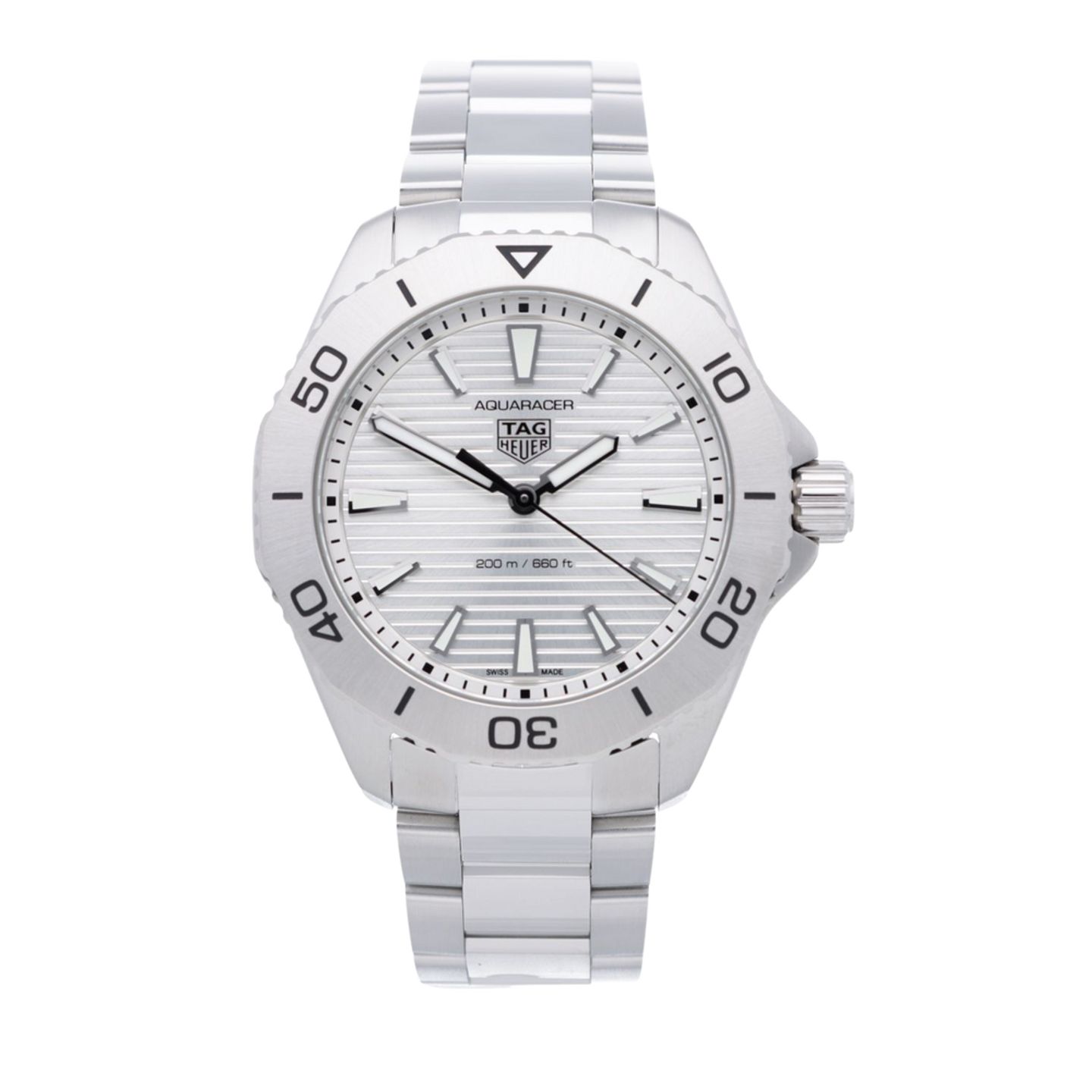 TAG Heuer Aquaracer WBP1111.BA0627 (2024) - White dial 40 mm Steel case (1/7)