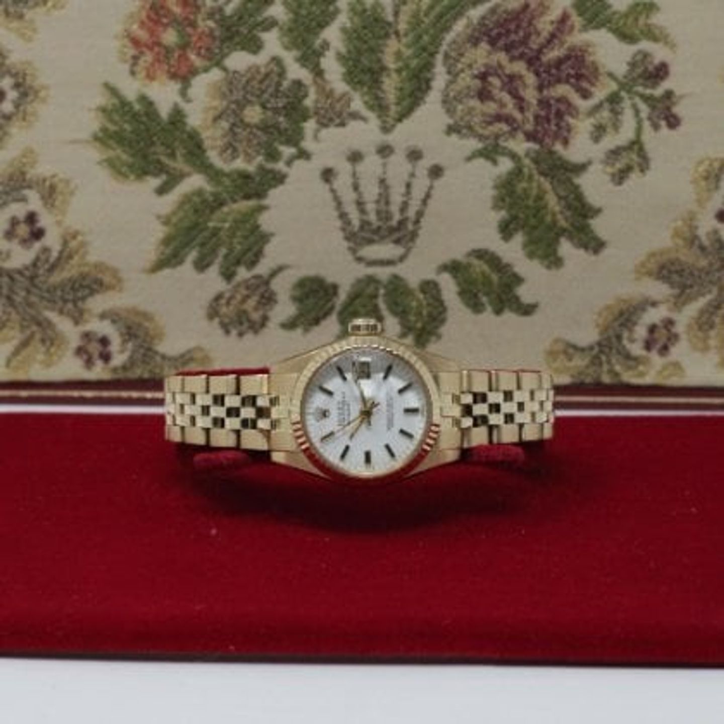 Rolex Lady-Datejust 6927 (1980) - White dial 26 mm Yellow Gold case (4/8)