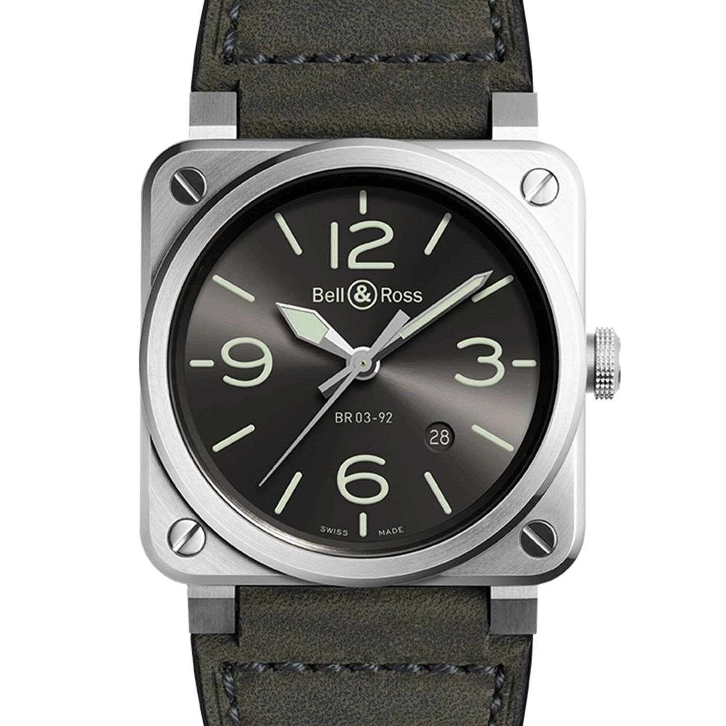 Bell & Ross BR 03-92 Steel BR0392-GC3-ST/SCA - (2/3)