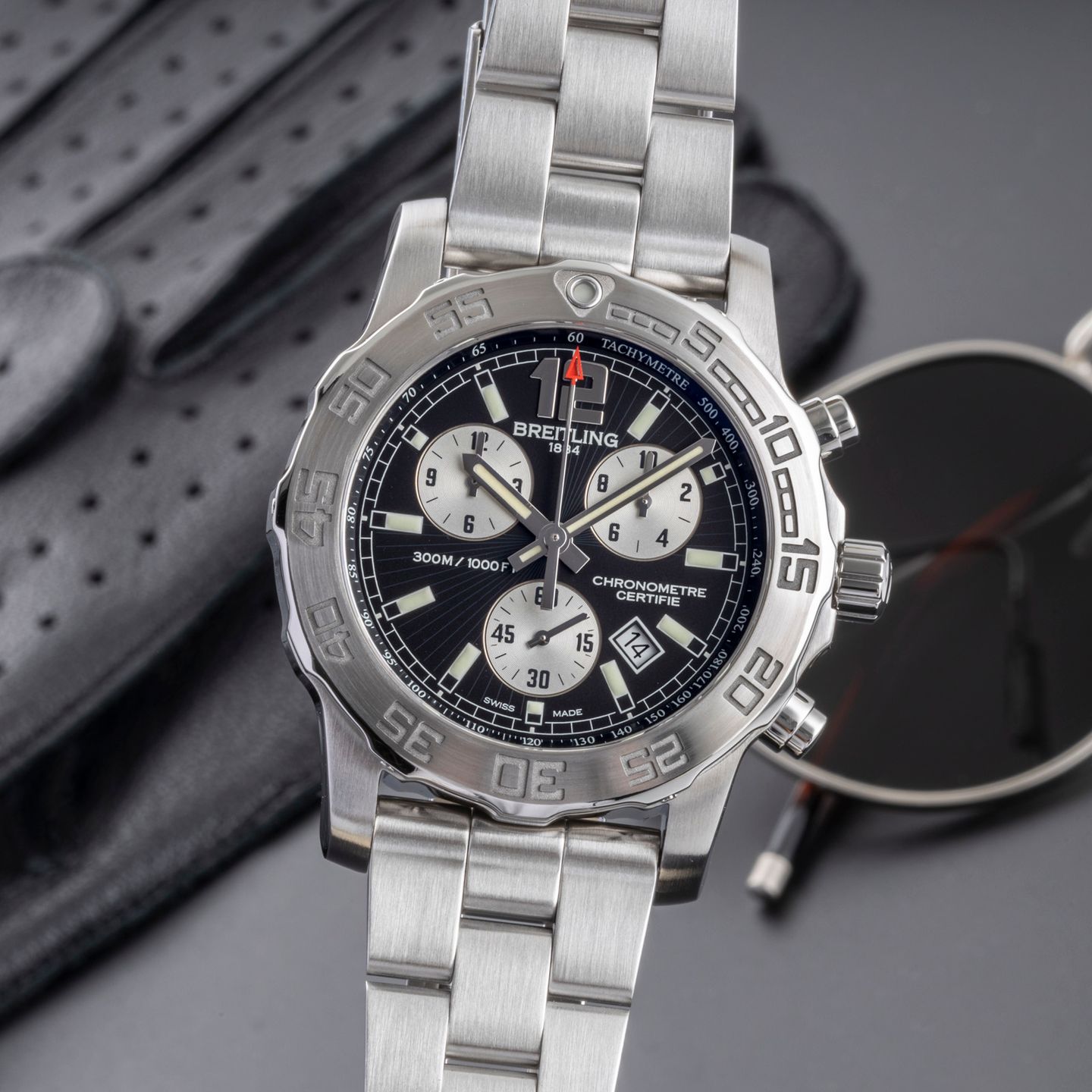 Breitling Colt Chronograph II A7338710/BB49 (Unknown (random serial)) - 44 mm Steel case (3/8)