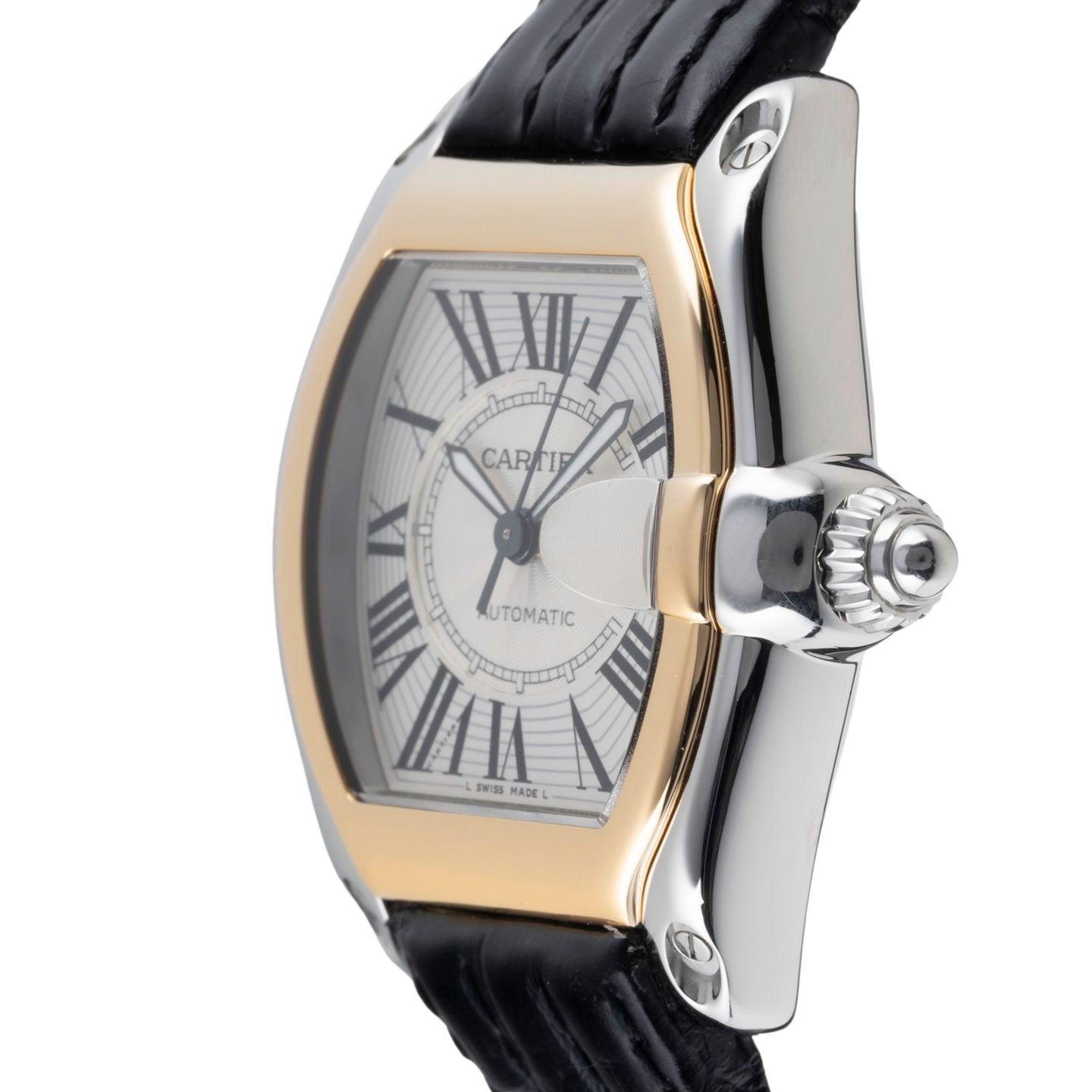 Cartier Roadster W62031Y4 (2005) - Zilver wijzerplaat 37mm Staal (6/8)