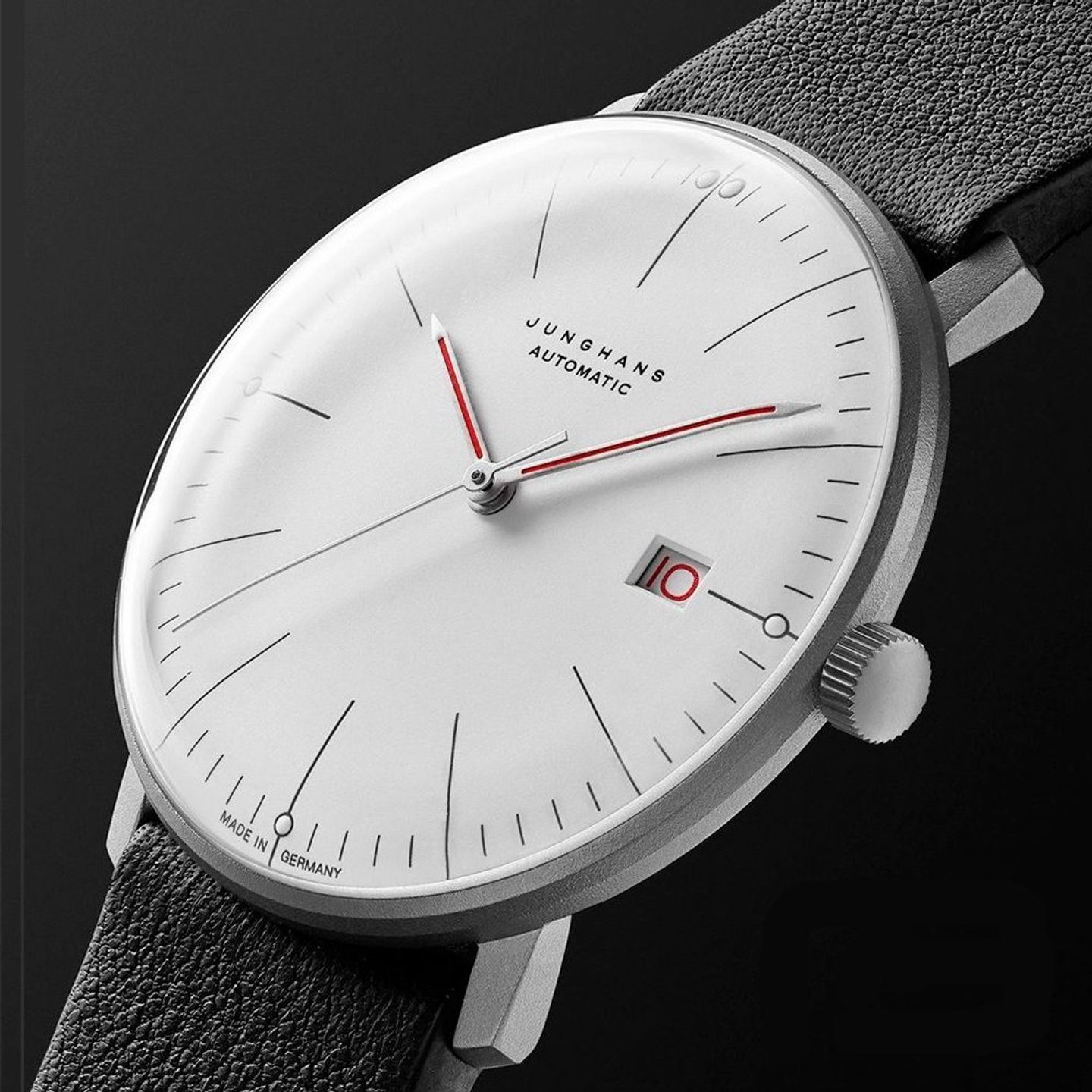 Junghans Max Bill 027/4009.02 (2025) - Wit wijzerplaat 38mm Staal (2/8)