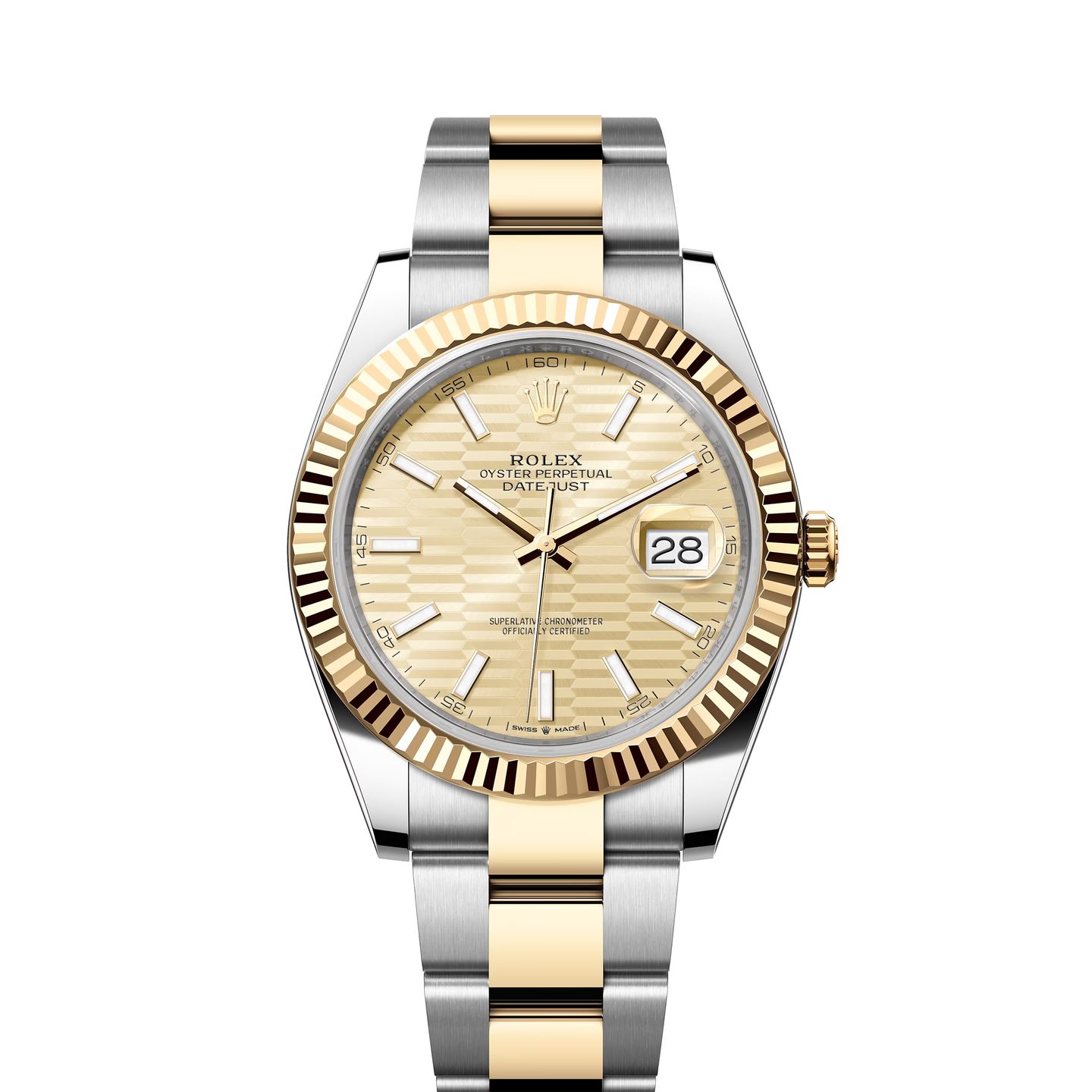 Rolex Datejust 41 126333 (2024) - Goud wijzerplaat 41mm Goud/Staal (1/8)