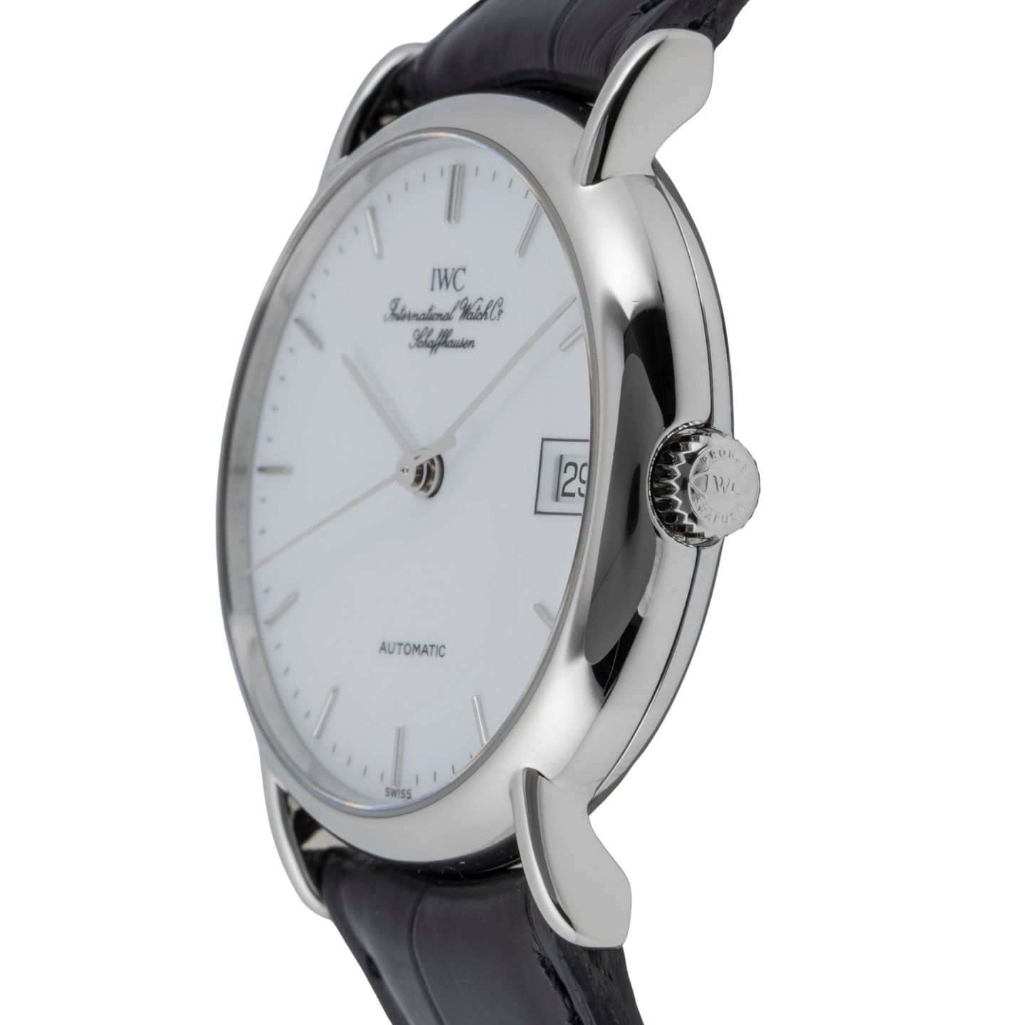 IWC Portofino Automatic IW351311 (1995) - White dial 34 mm Steel case (6/8)