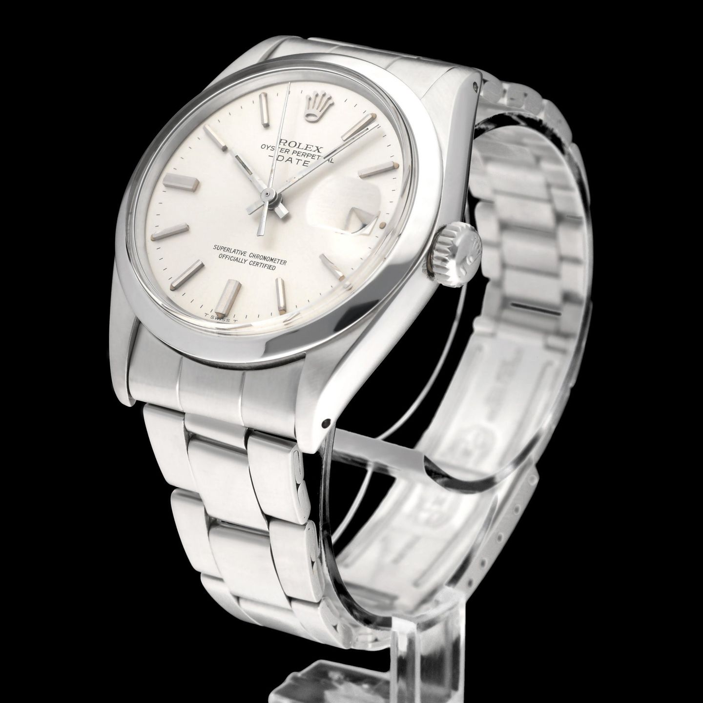 Rolex Oyster Perpetual Date 1500 (1973) - 34mm Staal (4/7)