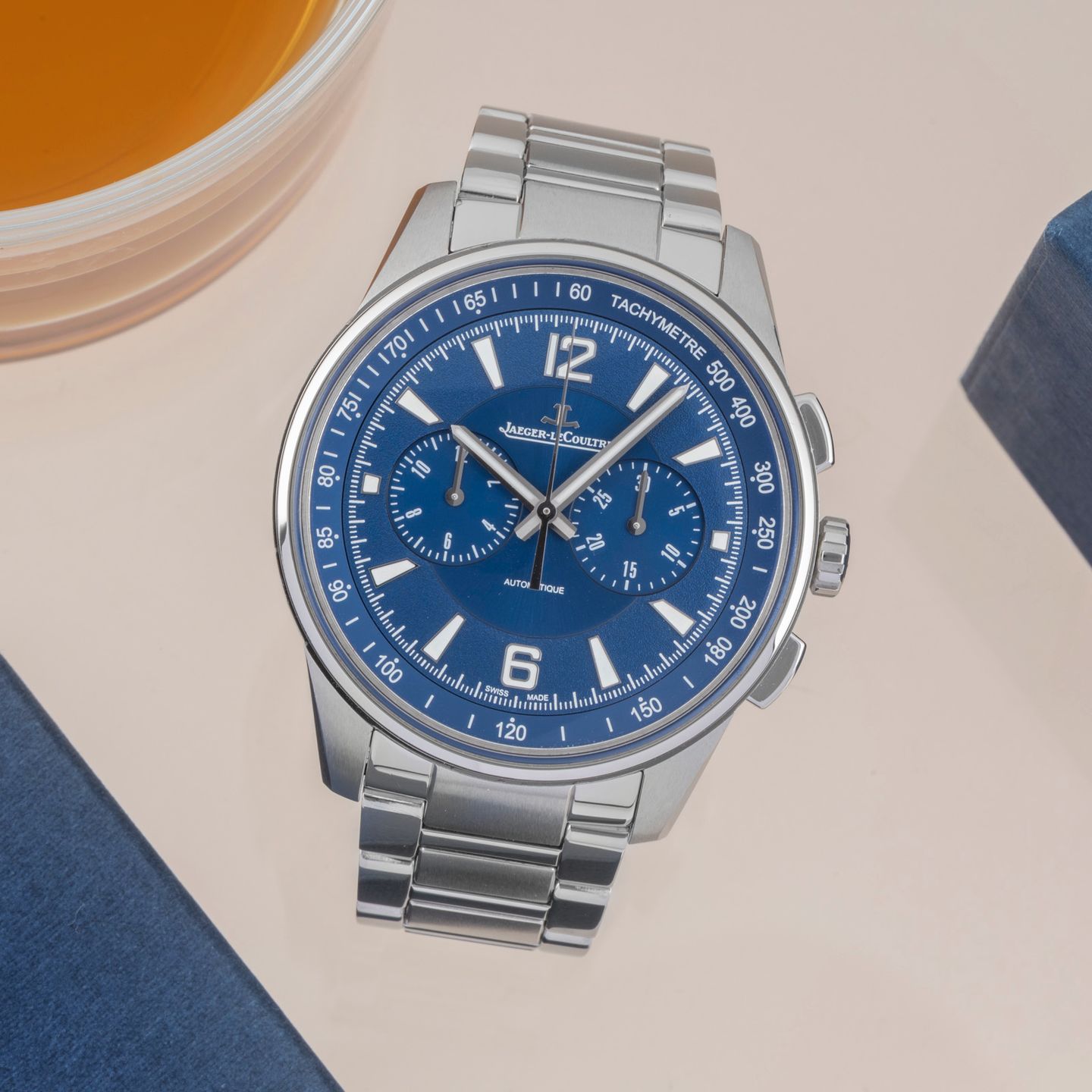 Jaeger-LeCoultre Polaris Q9028180 (Unknown (random serial)) - Blue dial 42 mm Steel case (1/8)