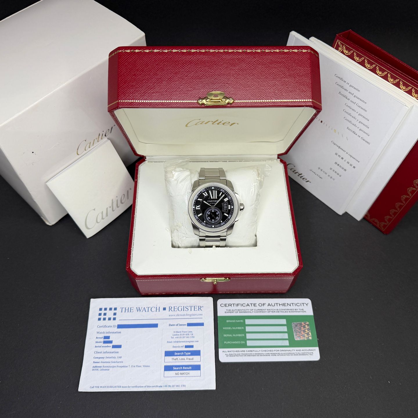 Cartier Calibre de Cartier W7100016 - (4/8)