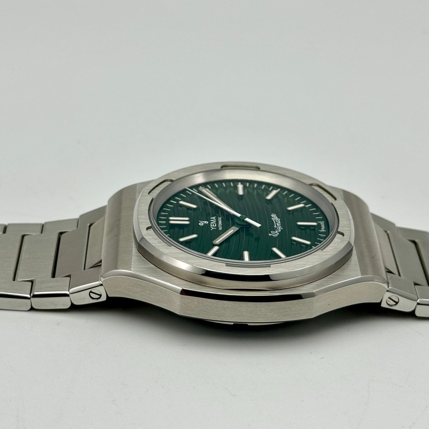 Yema Unknown YWTR22-ZMS (2023) - Green dial 39 mm Steel case (4/10)