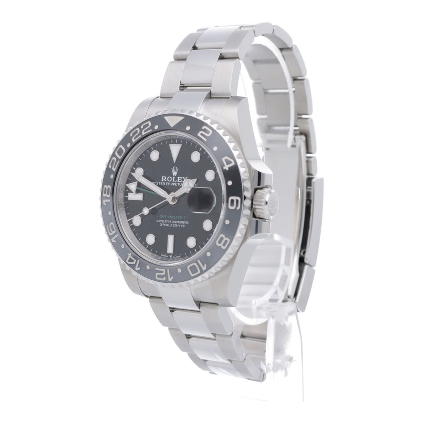 Rolex GMT-Master II 126710GRNR (2025) - Zwart wijzerplaat 40mm Staal (2/7)