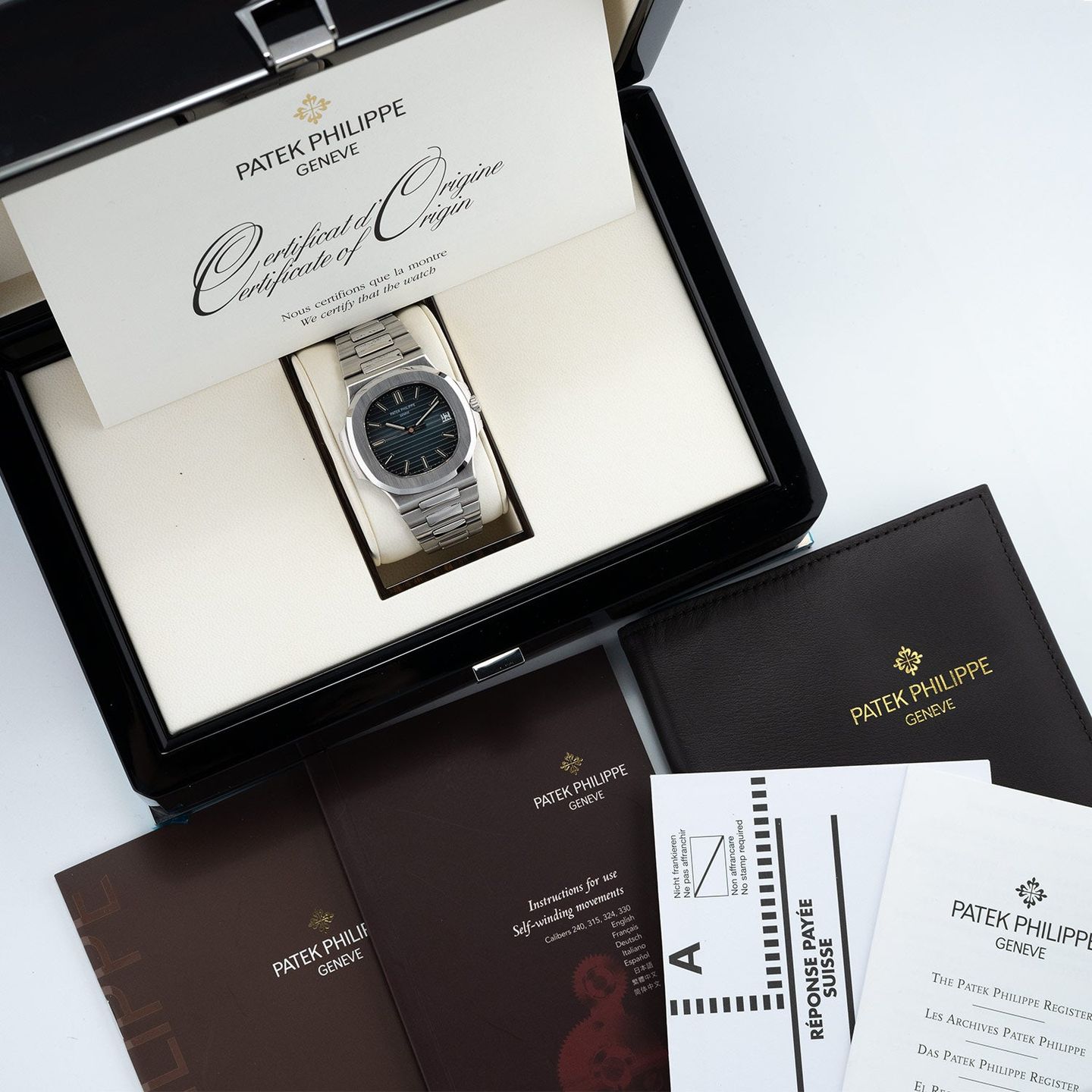 Patek Philippe Nautilus 5711/1A-001 (2010) - Blue dial 40 mm Steel case (7/7)