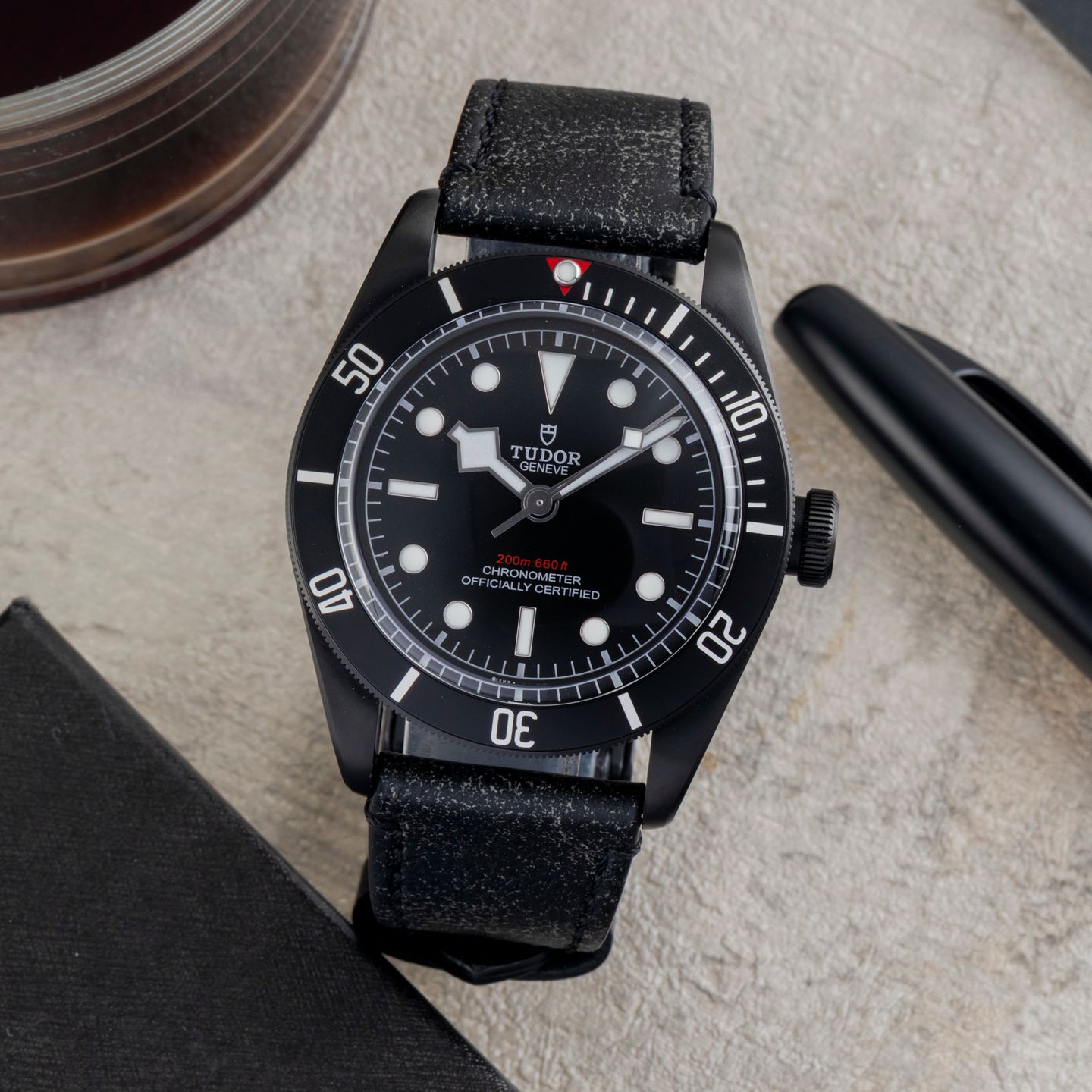 Tudor Black Bay Dark 79230DK (Onbekend (willekeurig serienummer)) - Zwart wijzerplaat 41mm Staal (1/8)