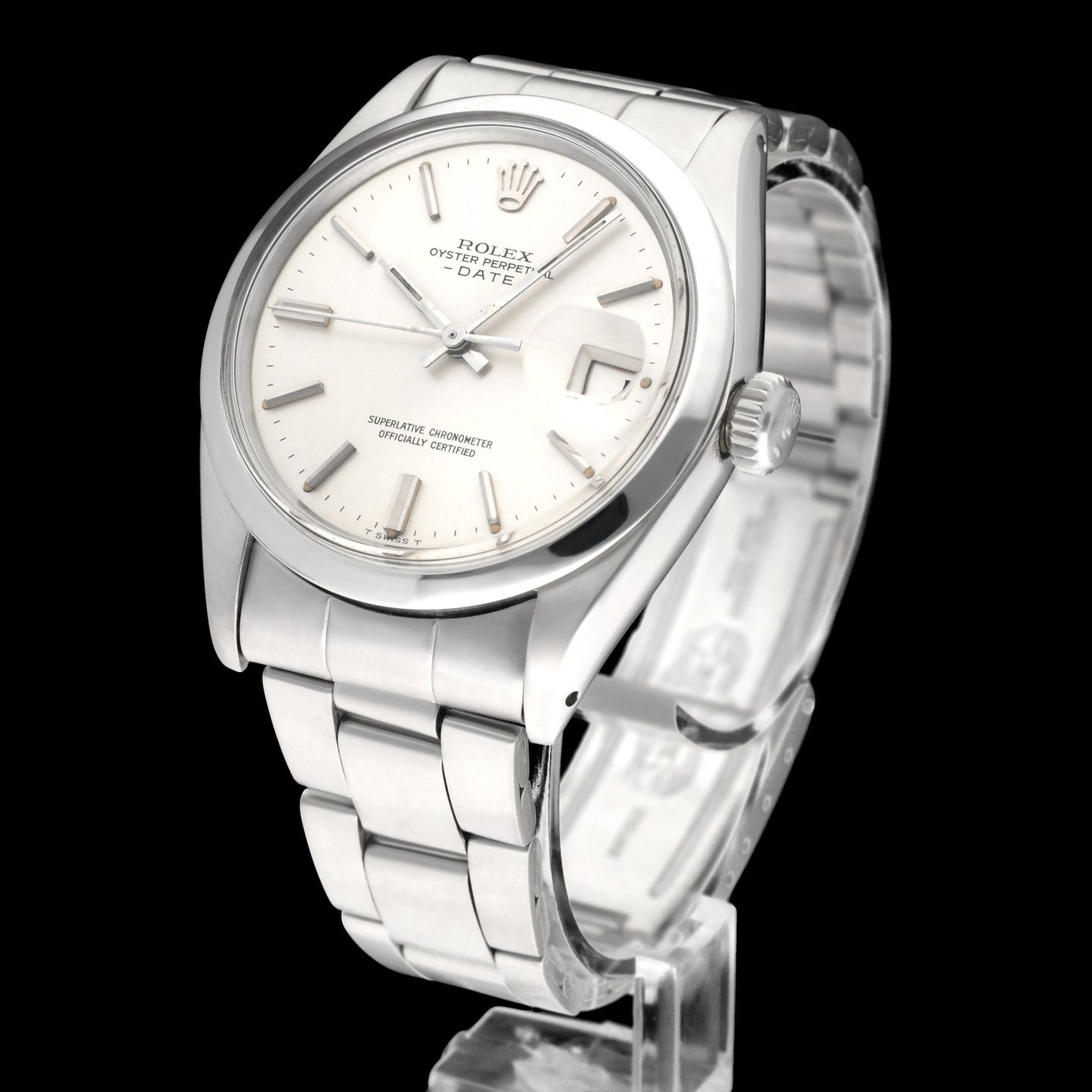 Rolex Oyster Perpetual Date 1500 (1973) - 34mm Staal (2/7)