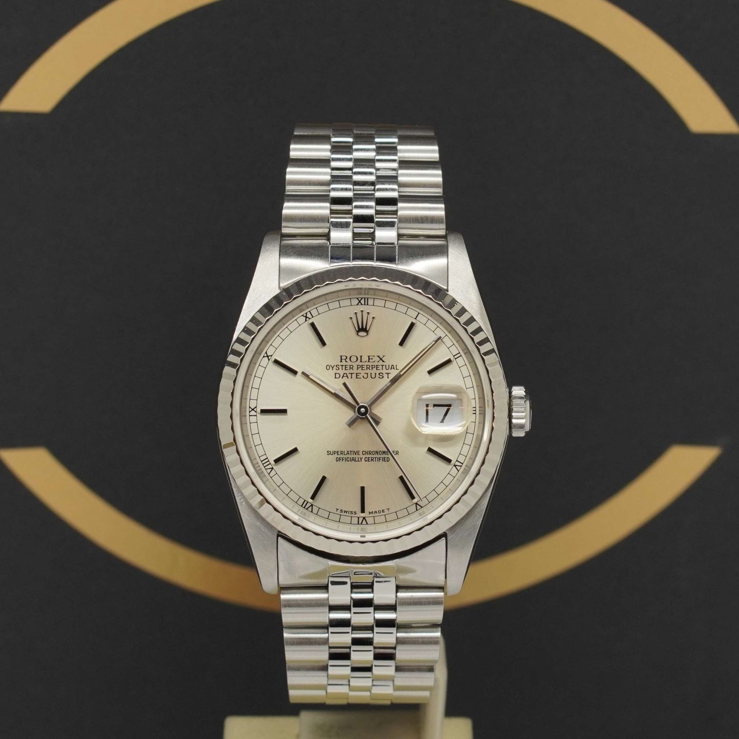 Rolex Datejust 36 16234 (1991) - Silver dial 36 mm Steel case (1/7)