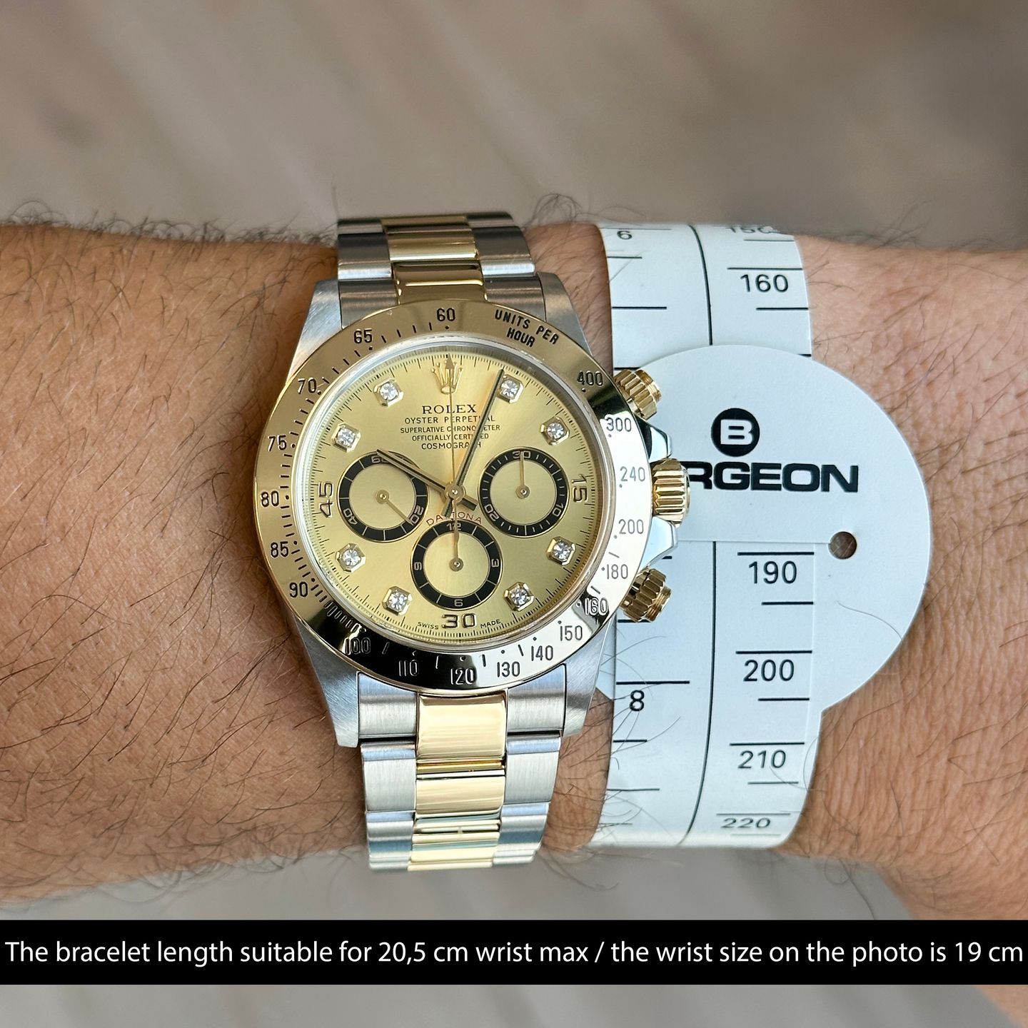 Rolex Daytona 16523 (1999) - 40 mm Gold/Steel case (5/7)