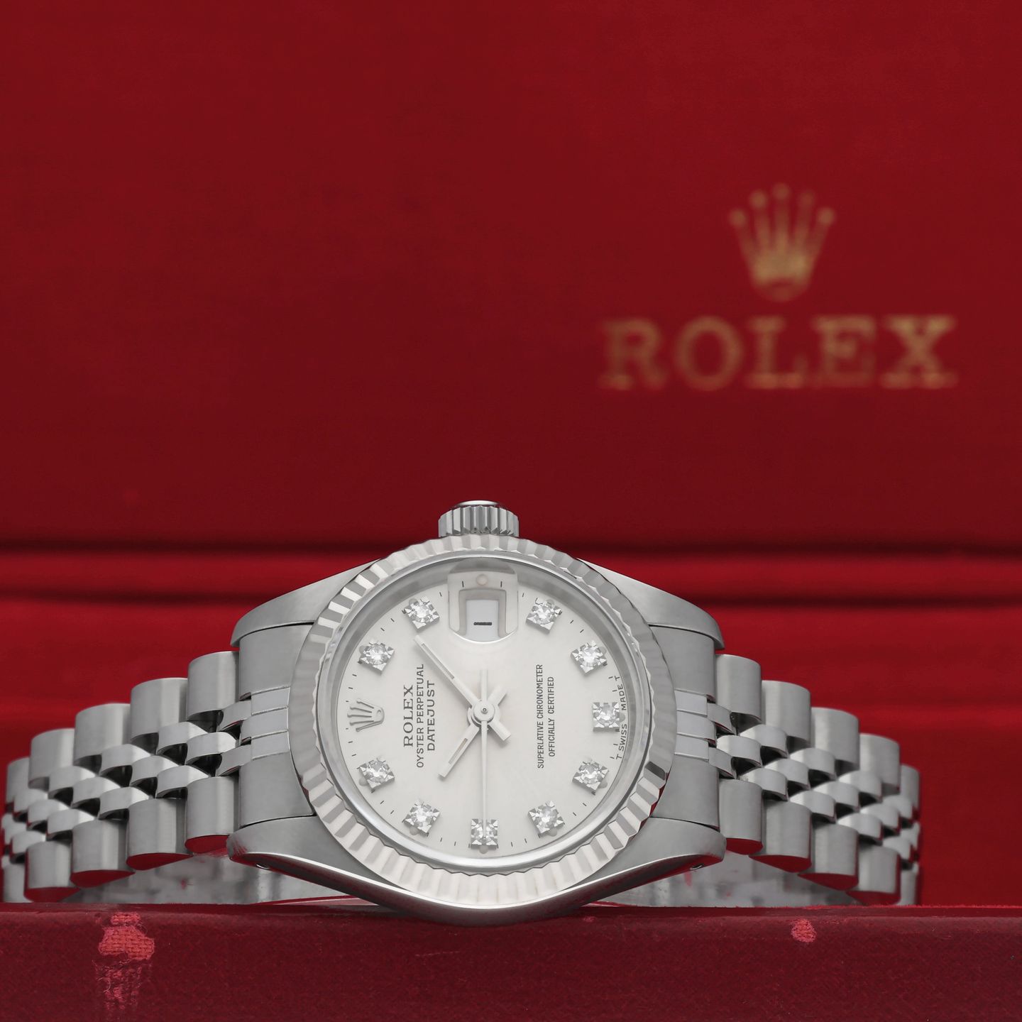 Rolex Lady-Datejust 69174 (1991) - 26 mm Steel case (3/8)