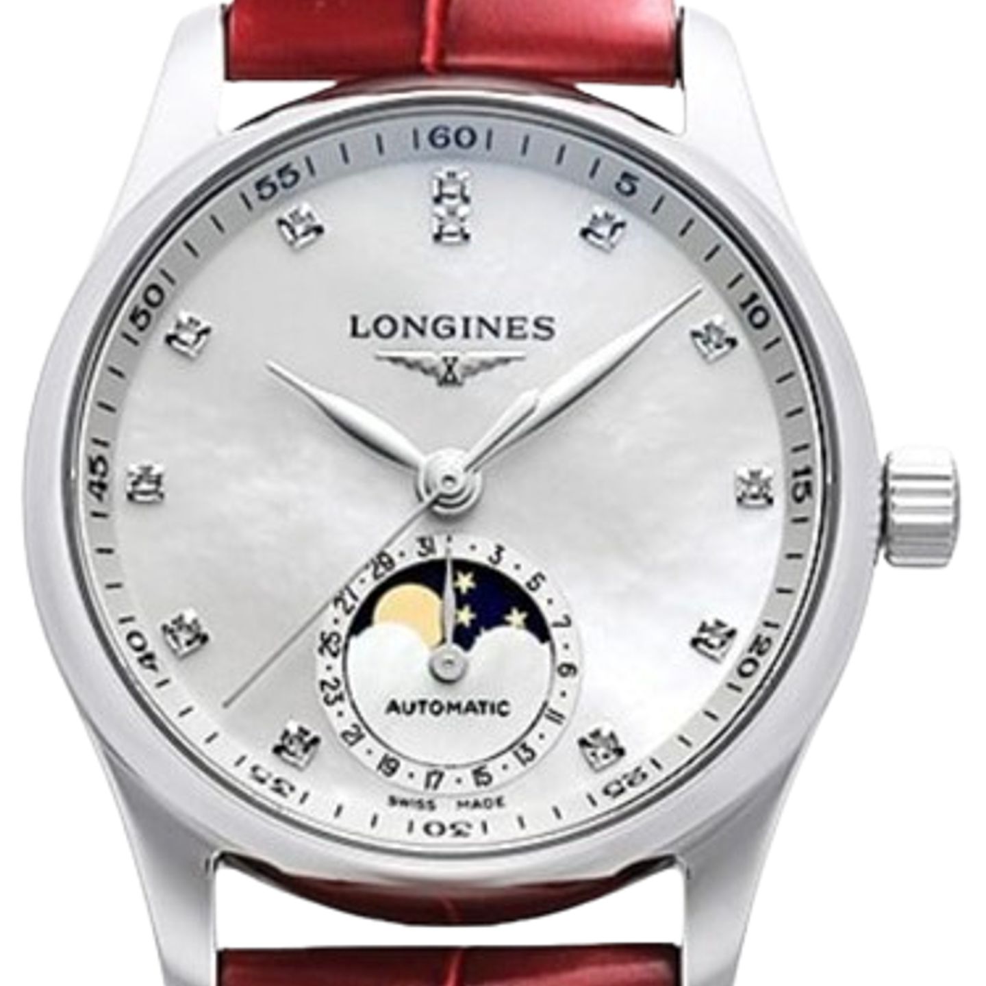 Longines Master Collection L2.409.4.87.2 (2026) - Parelmoer wijzerplaat 34mm Staal (1/1)