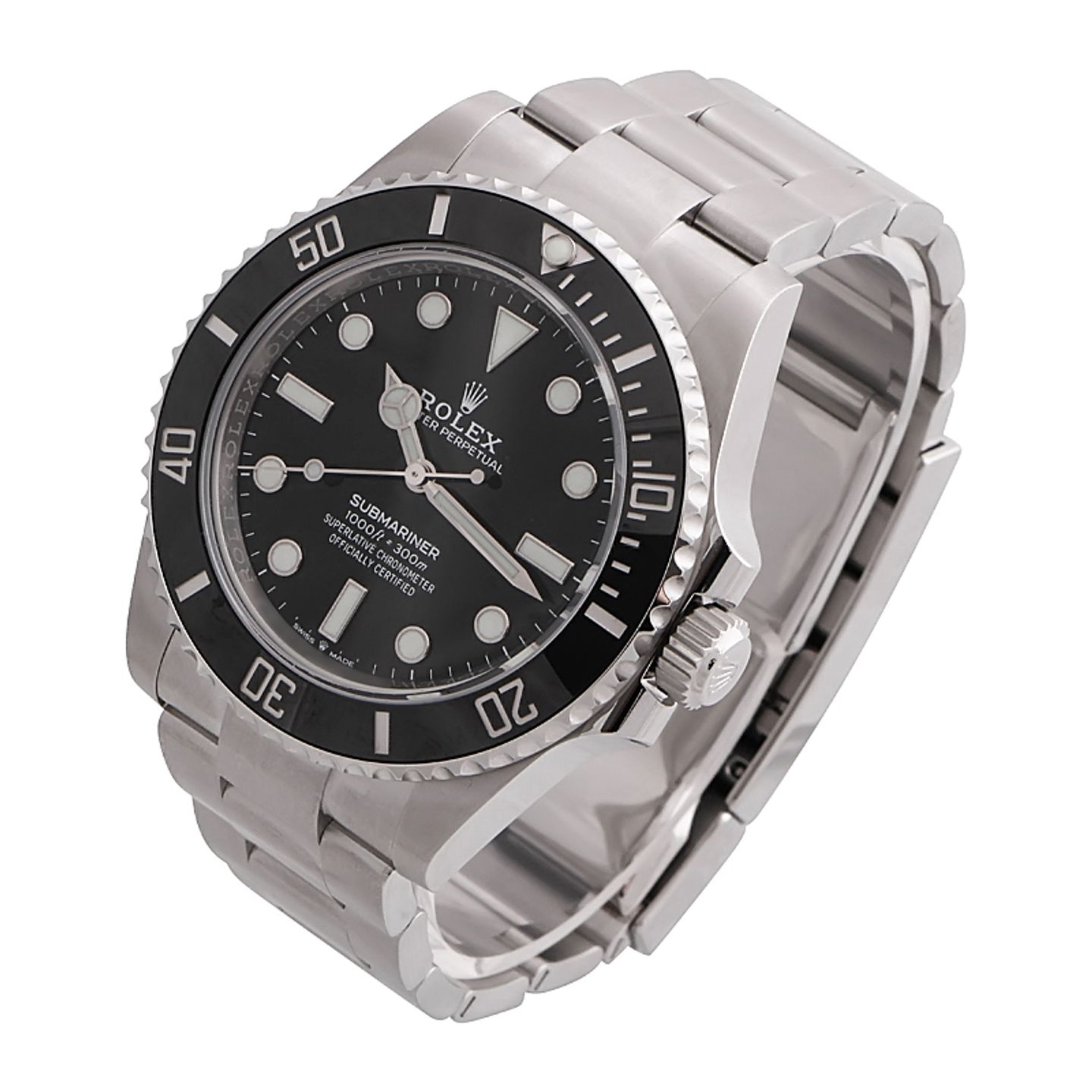 Rolex Submariner No Date 124060 (2024) - Zwart wijzerplaat 41mm Staal (2/4)