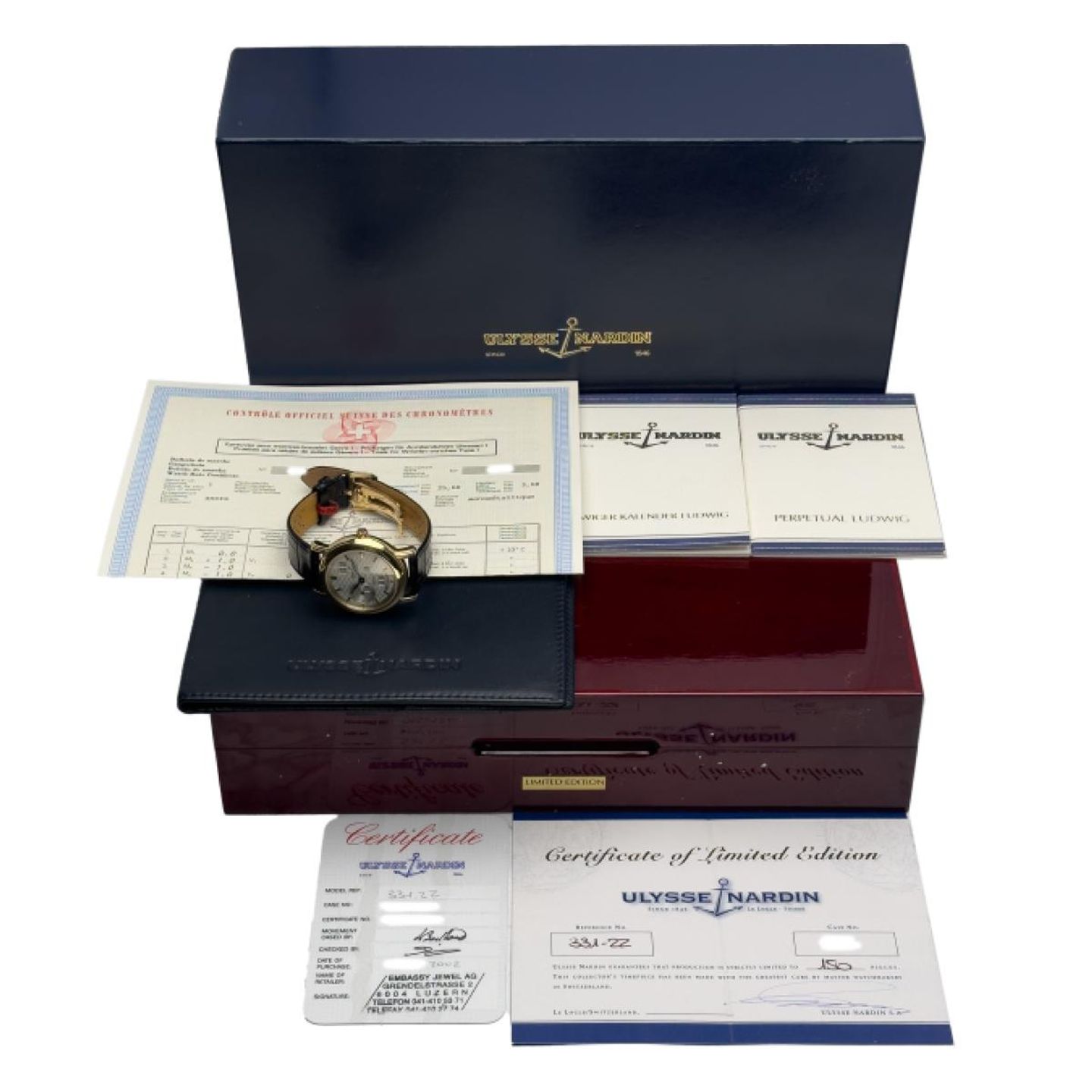 Ulysse Nardin Unknown 331-22 (2002) - 39 mm Yellow Gold case (2/8)