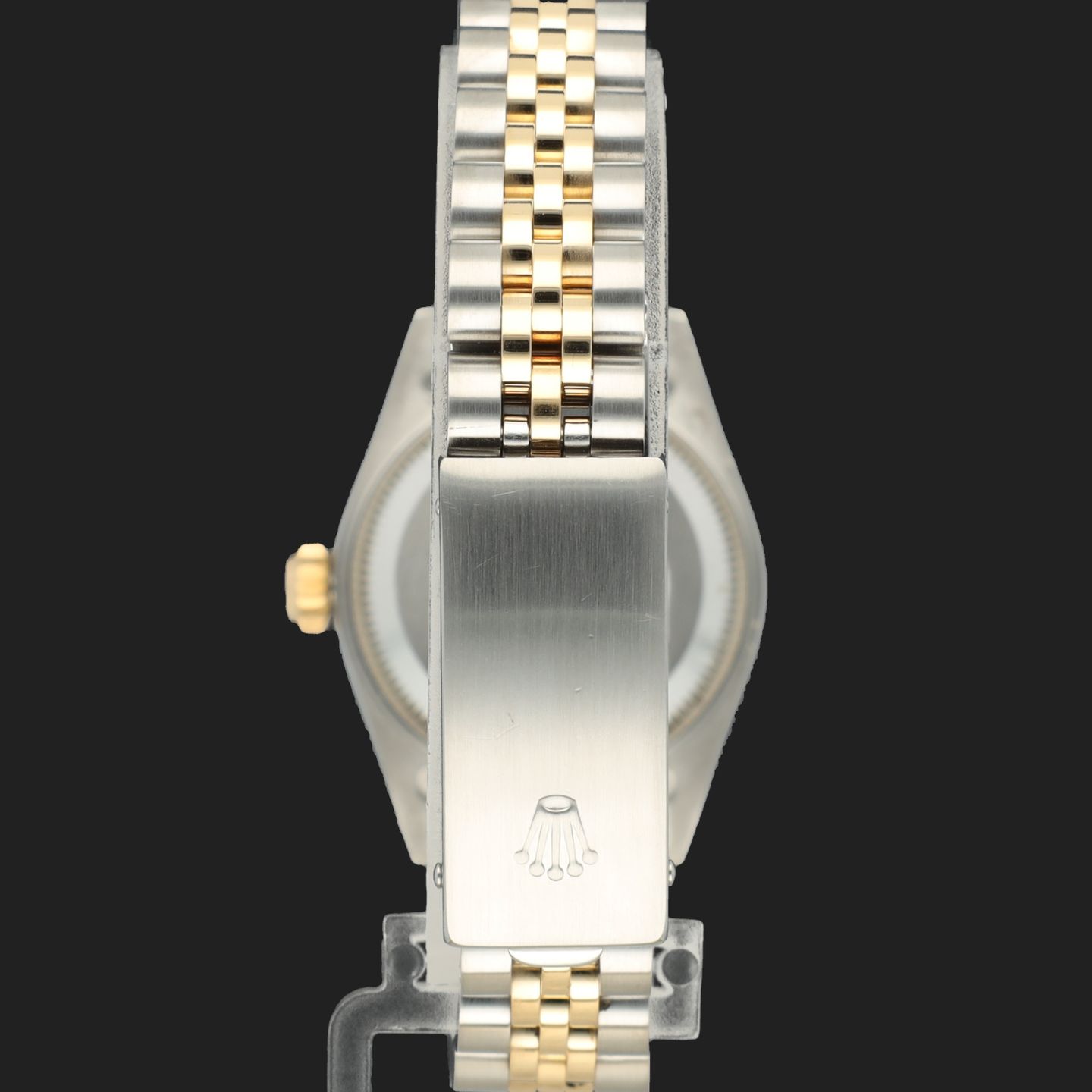 Rolex Lady-Datejust 69173 (1988) - Champagne dial 26 mm Gold/Steel case (6/7)