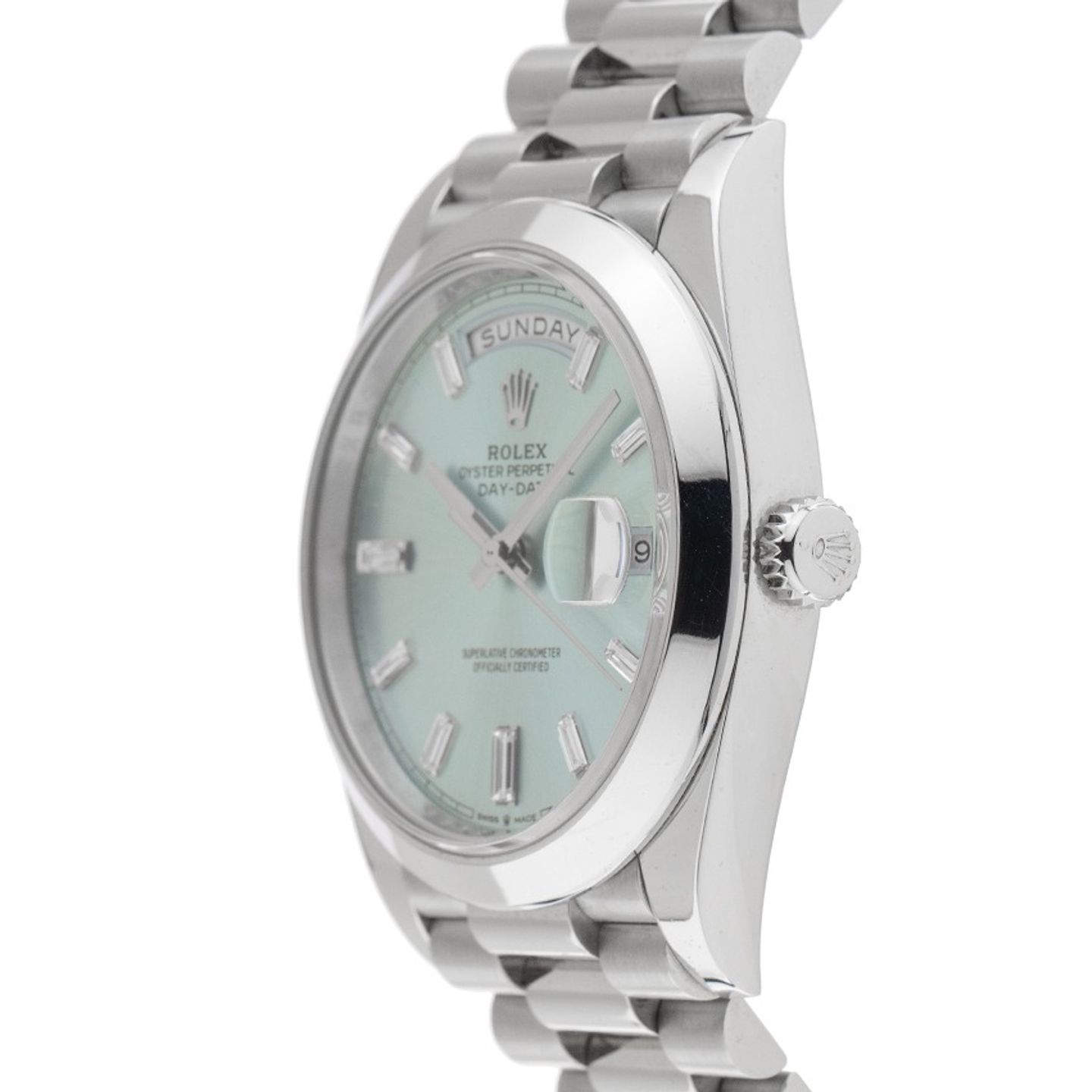 Rolex Day-Date 40 228206 (2021) - Blauw wijzerplaat 40mm Platina (4/7)