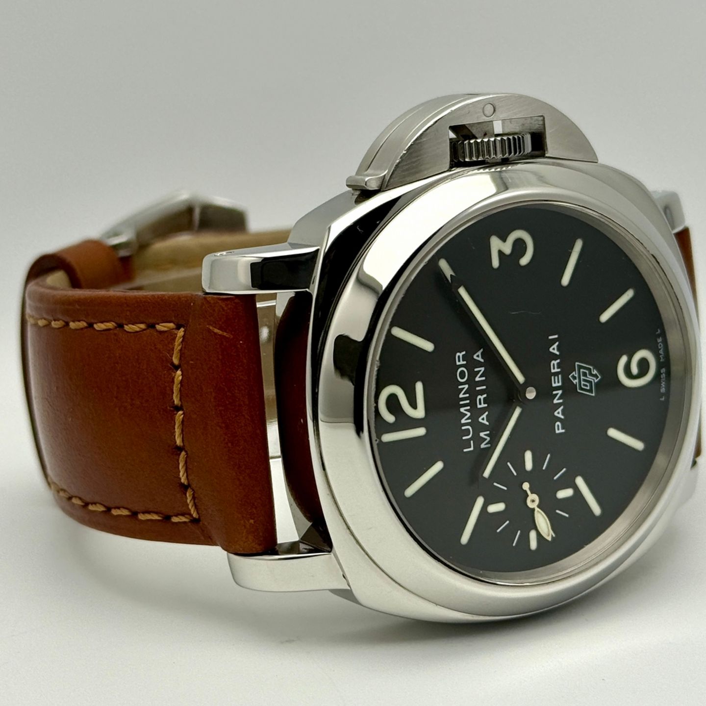 Panerai Luminor Marina PAM00005 (2007) - Black dial 44 mm Steel case (4/8)