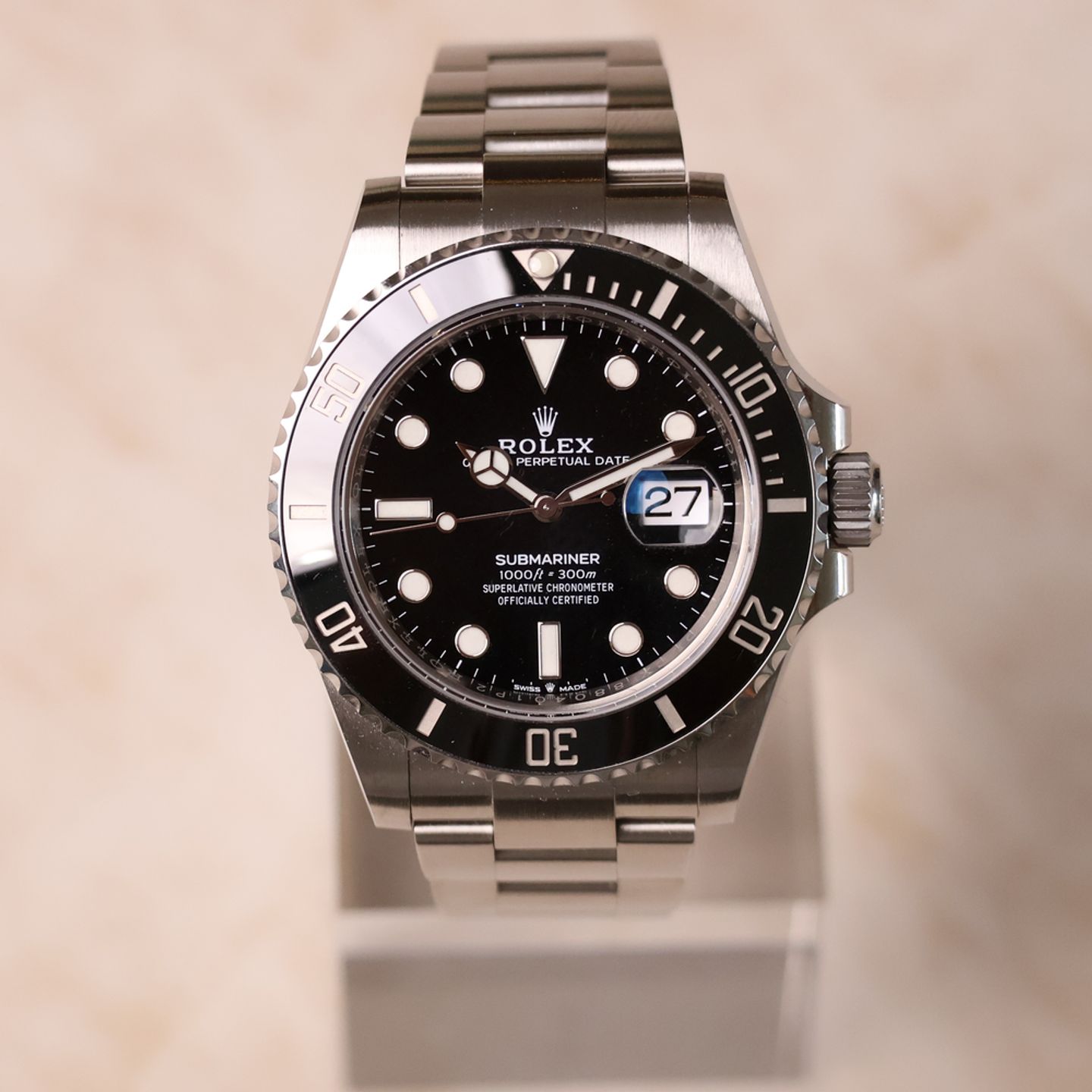 Rolex Submariner Date 126610LN (2026) - Zwart wijzerplaat 41mm Staal (2/2)