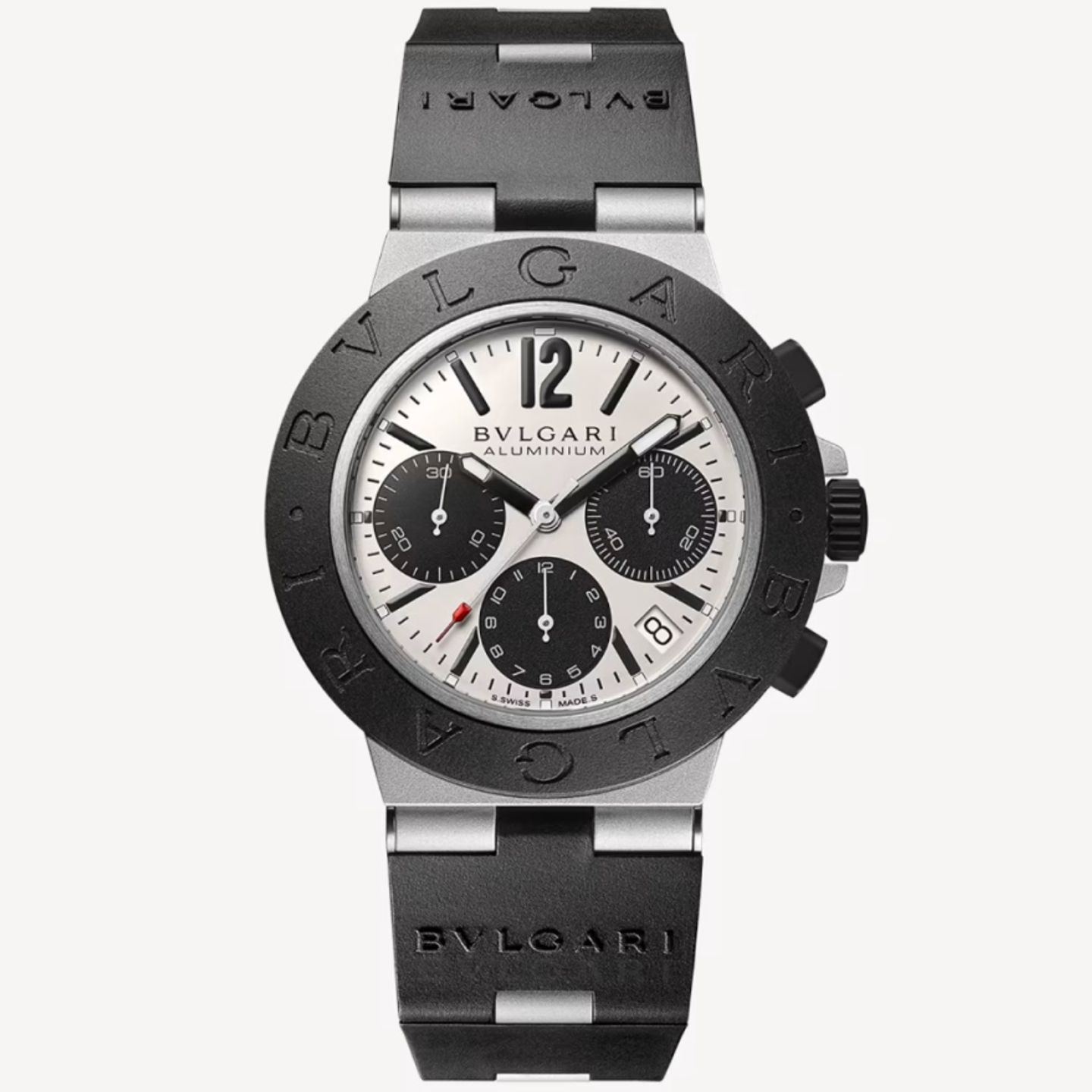 Bulgari Bulgari 103383 (2023) - Zwart wijzerplaat 40mm Titanium (1/8)