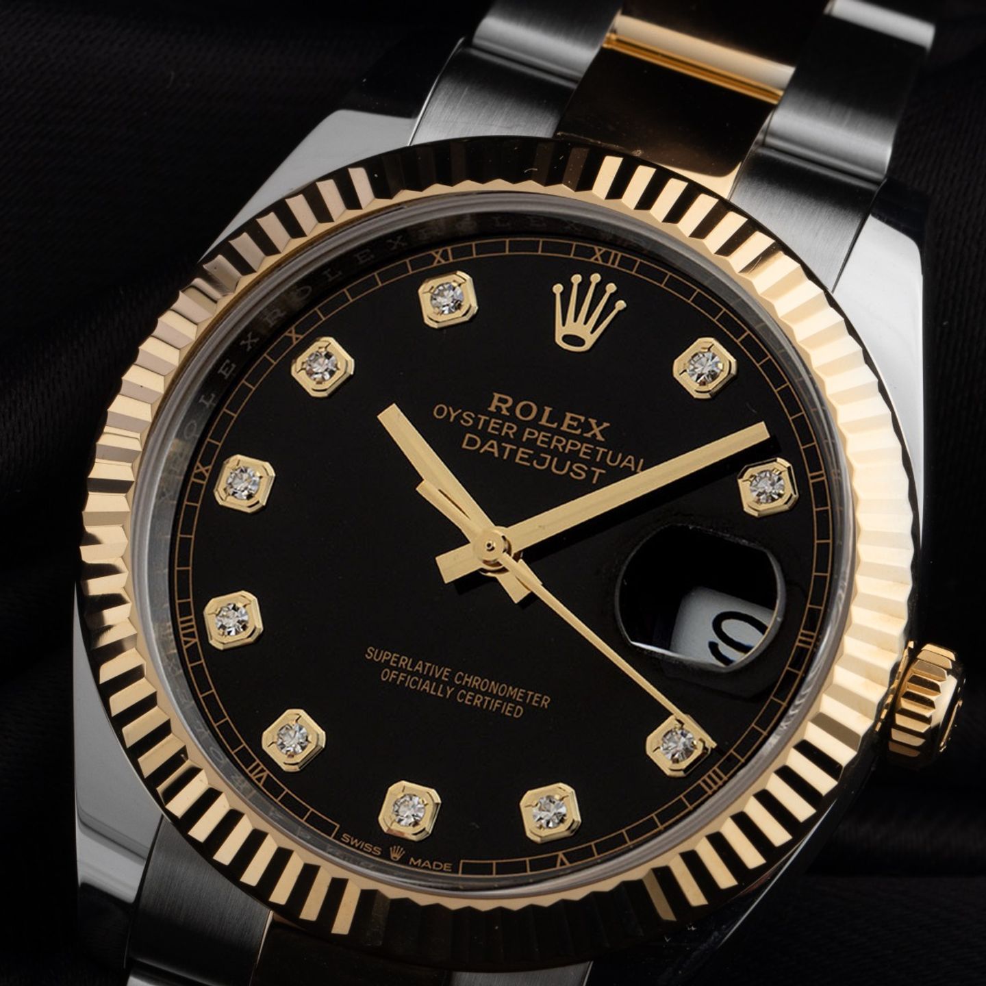 Rolex Datejust 41 126333 (2022) - Black dial 41 mm Gold/Steel case (2/6)
