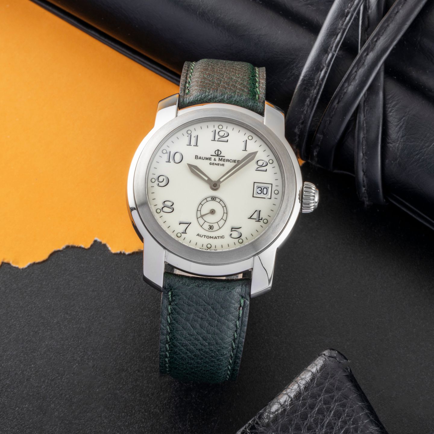 Baume & Mercier Capeland MV045221 (1999) - Beige wijzerplaat 39mm Staal (1/8)