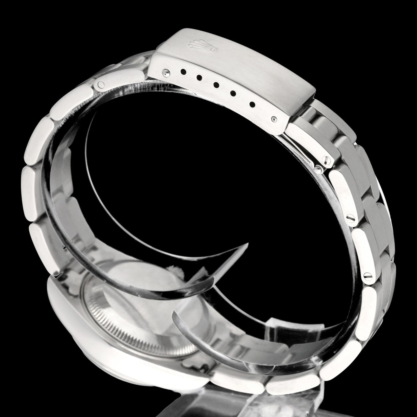 Rolex Oyster Perpetual Lady Date 69160 (1996) - 26 mm Steel case (7/7)