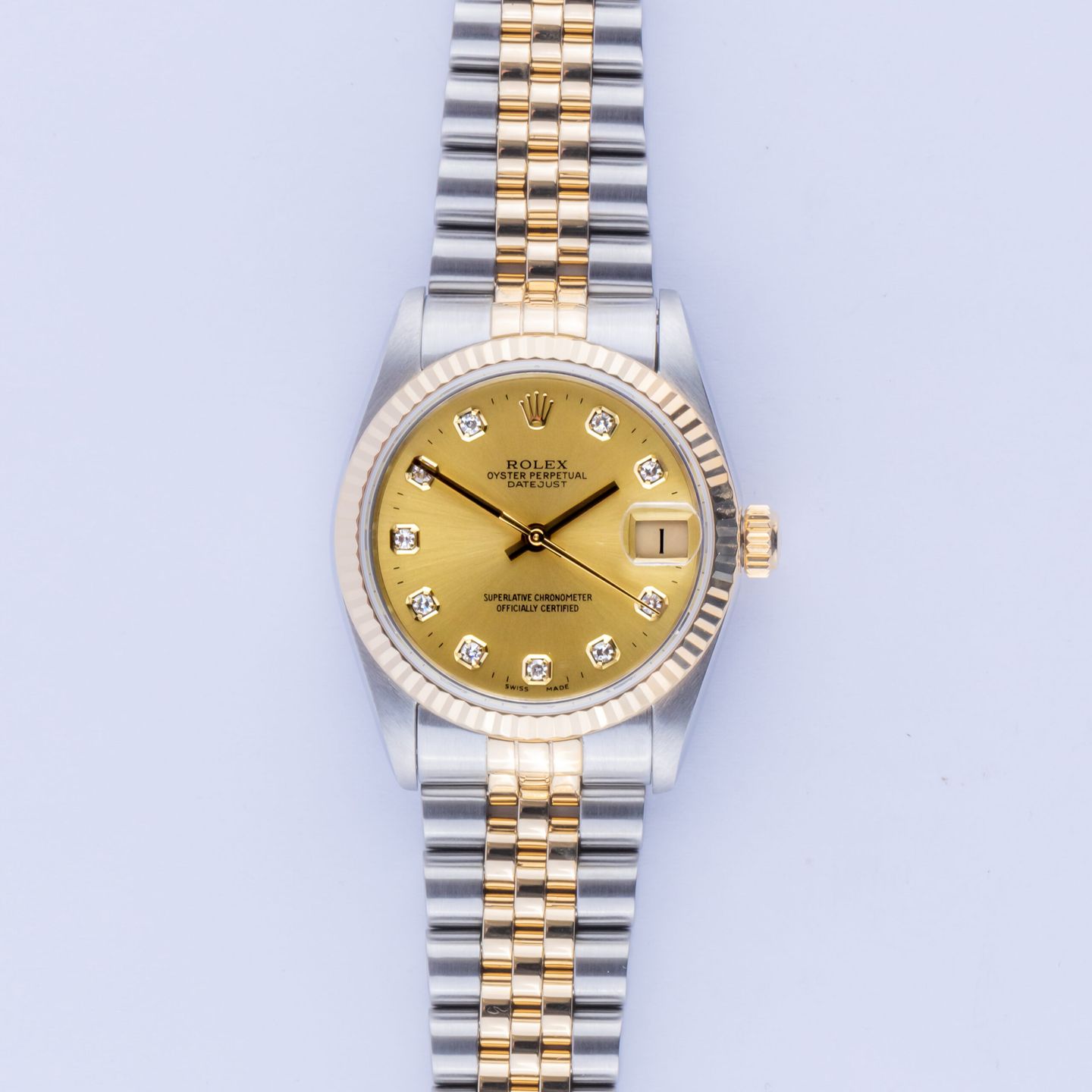Rolex Datejust 31 68273 (1995) - 31mm Goud/Staal (3/8)