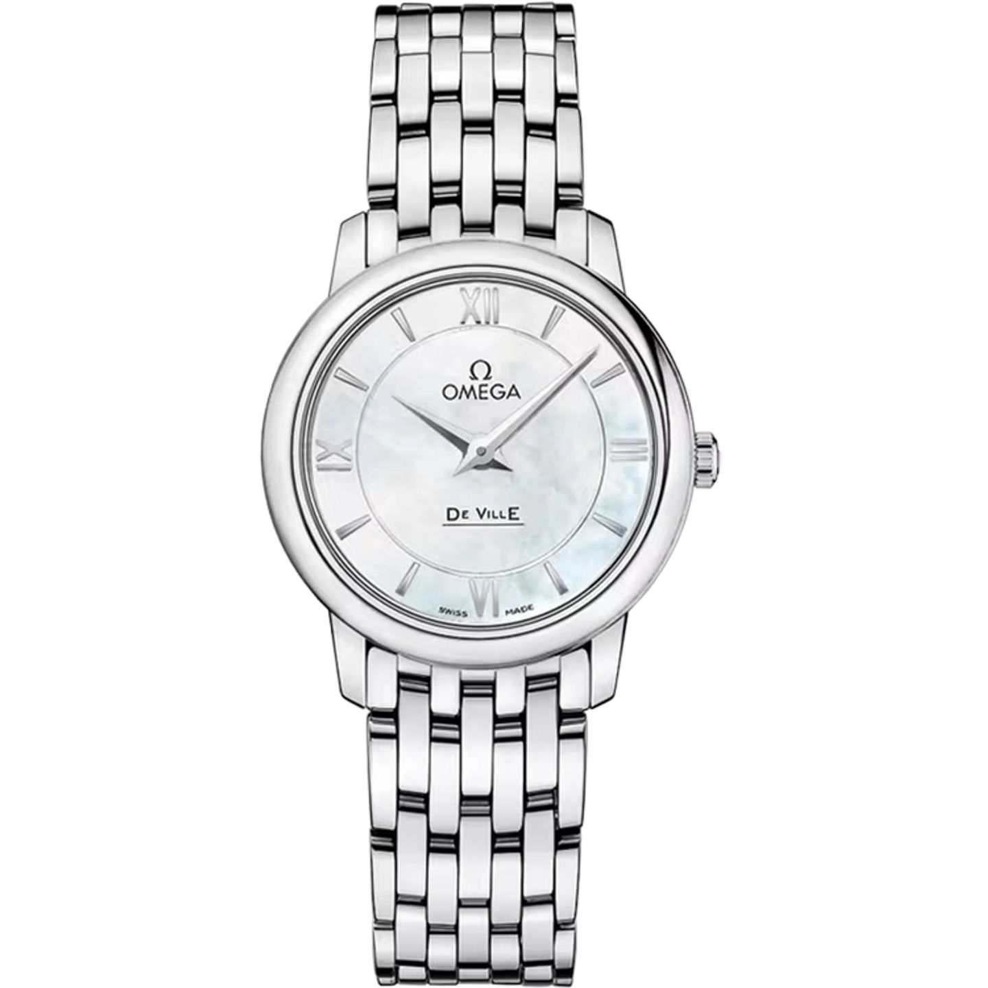 Omega De Ville Prestige 424.10.27.60.05.001 (2025) - Pearl dial 27 mm Steel case (1/1)