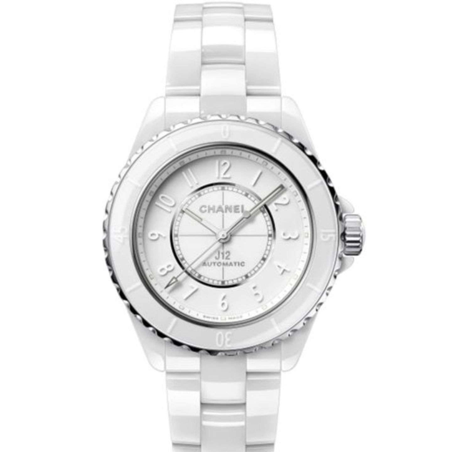 Chanel J12 H6186 (2022) - White dial 38 mm Ceramic case (1/1)