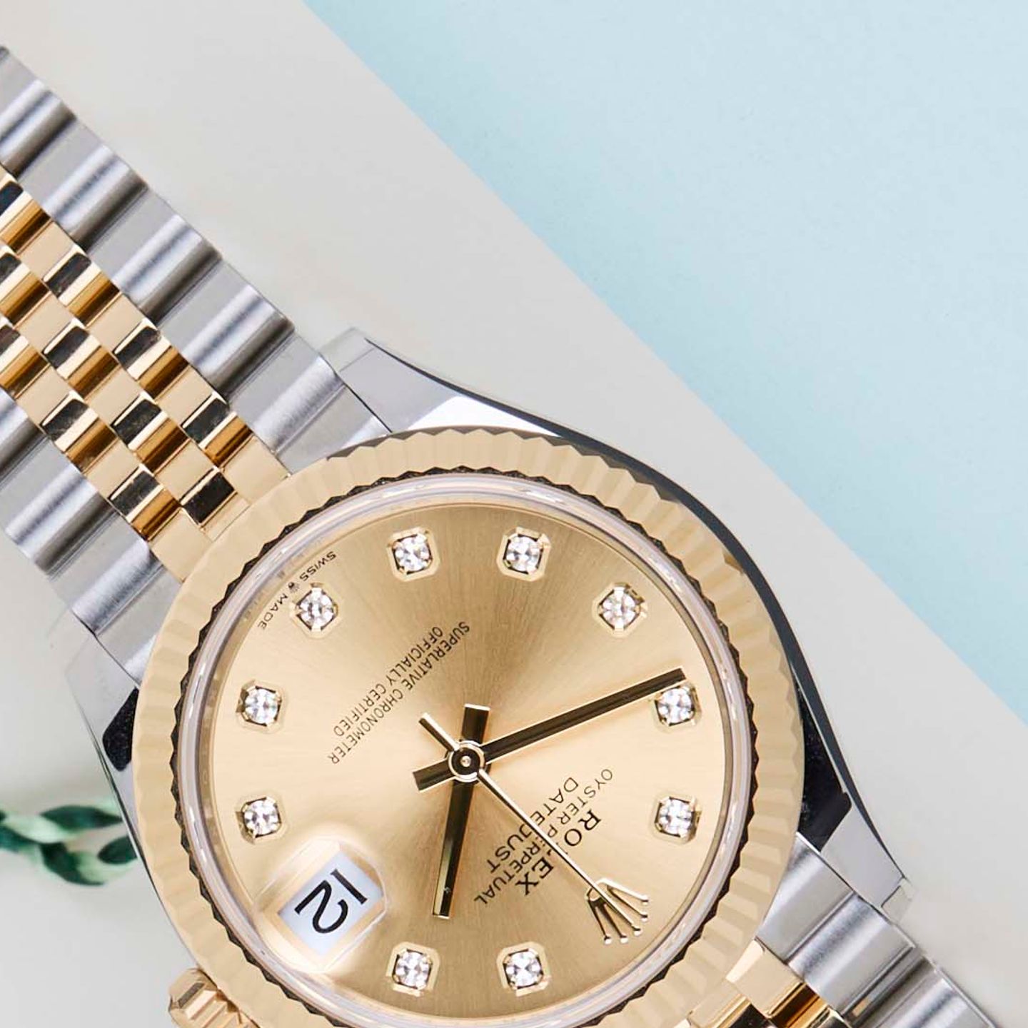 Rolex Datejust 31 278273 (2025) - Champagne wijzerplaat 31mm Goud/Staal (4/8)