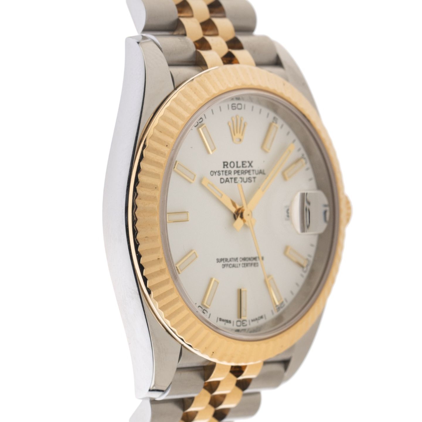 Rolex Datejust 41 126333 (2018) - White dial 41 mm Gold/Steel case (5/7)