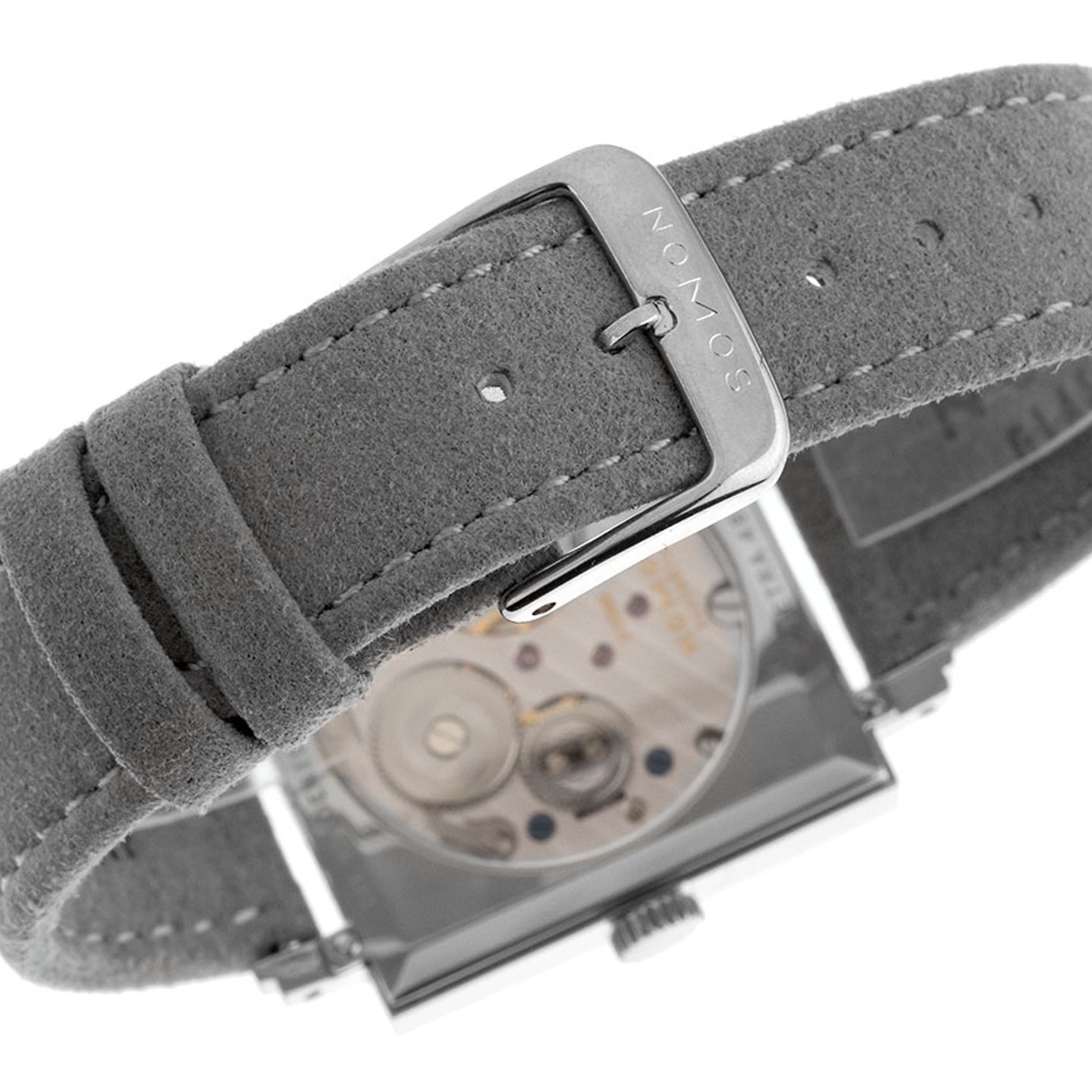 NOMOS Tetra 474 (2025) - Roze wijzerplaat 30mm Staal (7/7)