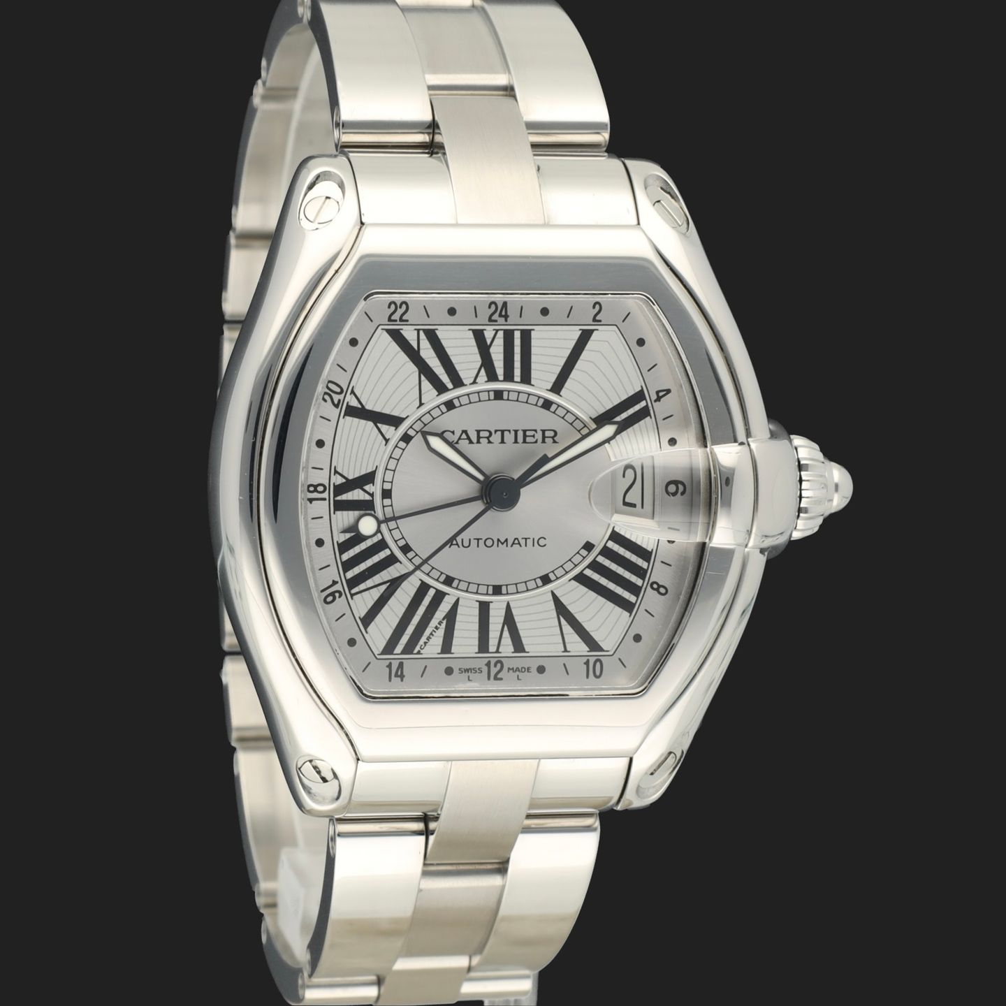 Cartier Roadster 2722 (2004) - Silver dial 42 mm Steel case (4/8)