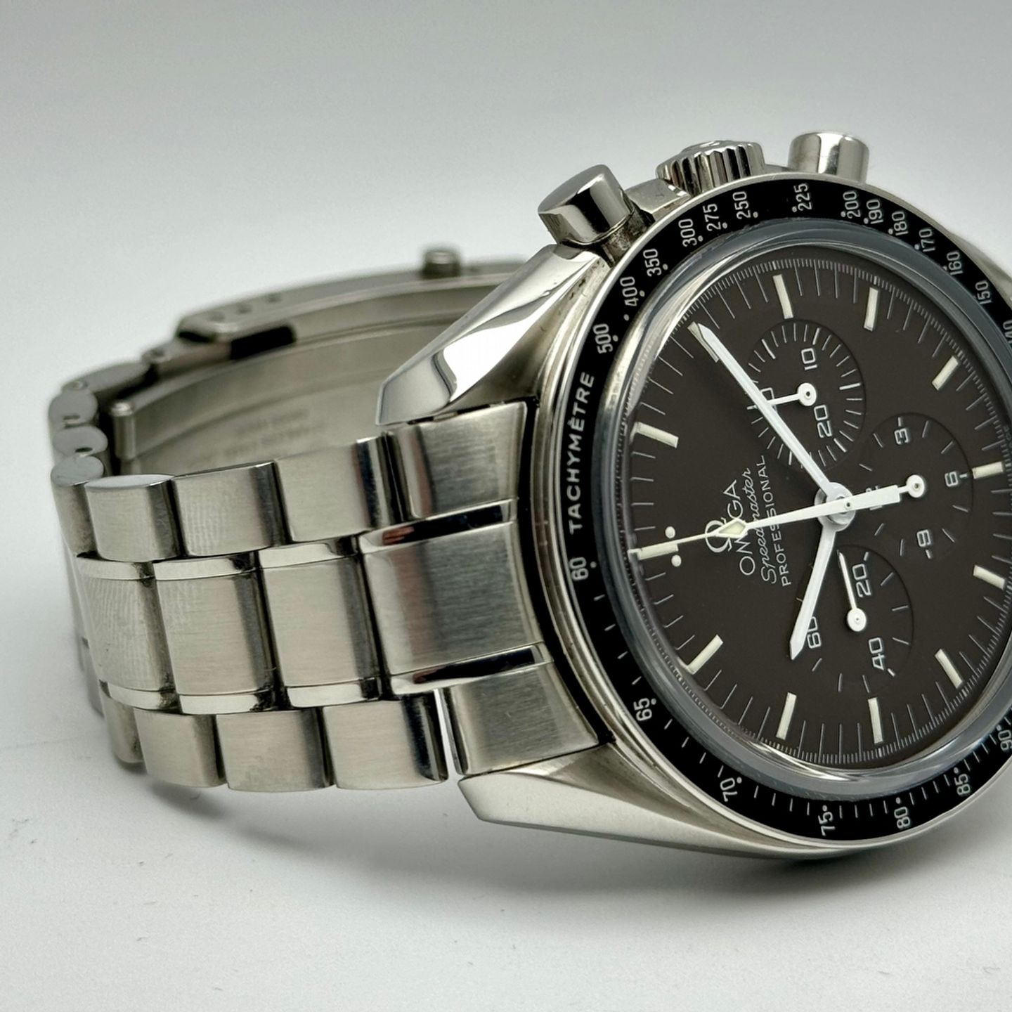 Omega Speedmaster Professional Moonwatch 311.30.42.30.13.001 (2014) - Bruin wijzerplaat 42mm Staal (9/10)