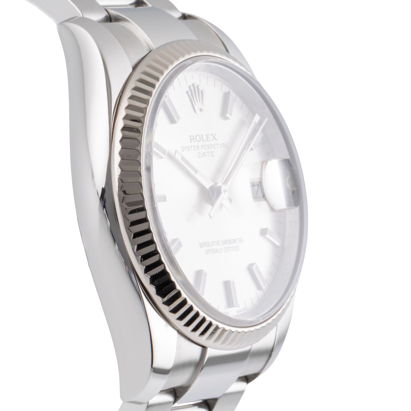 Rolex Oyster Perpetual Date 115234 (2016) - 34 mm Steel case (7/8)