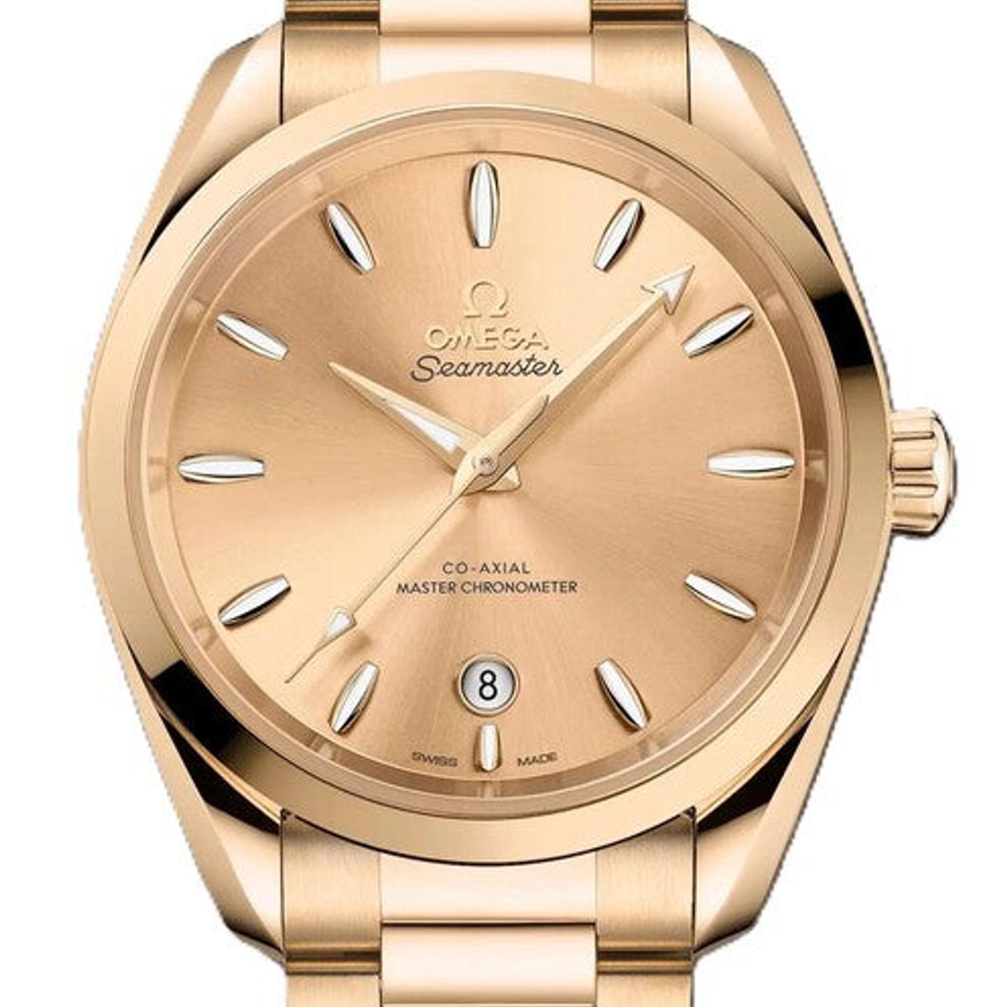 Omega Seamaster Aqua Terra 220.50.38.20.08.001 (2026) - Yellow dial 38 mm Yellow Gold case (1/1)