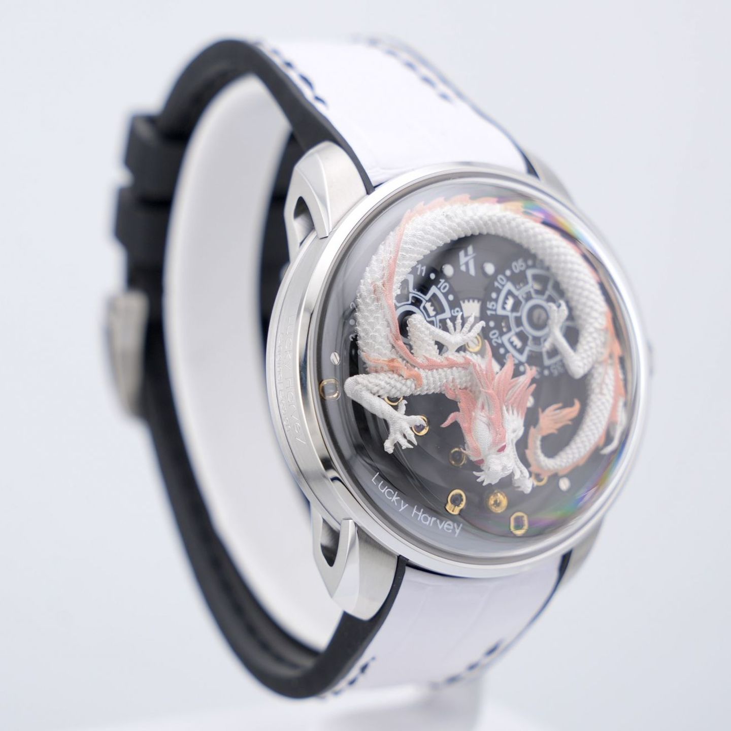 Lucky harvey Unknown White Dragon (2025) - Black dial 43 mm Steel case (8/8)