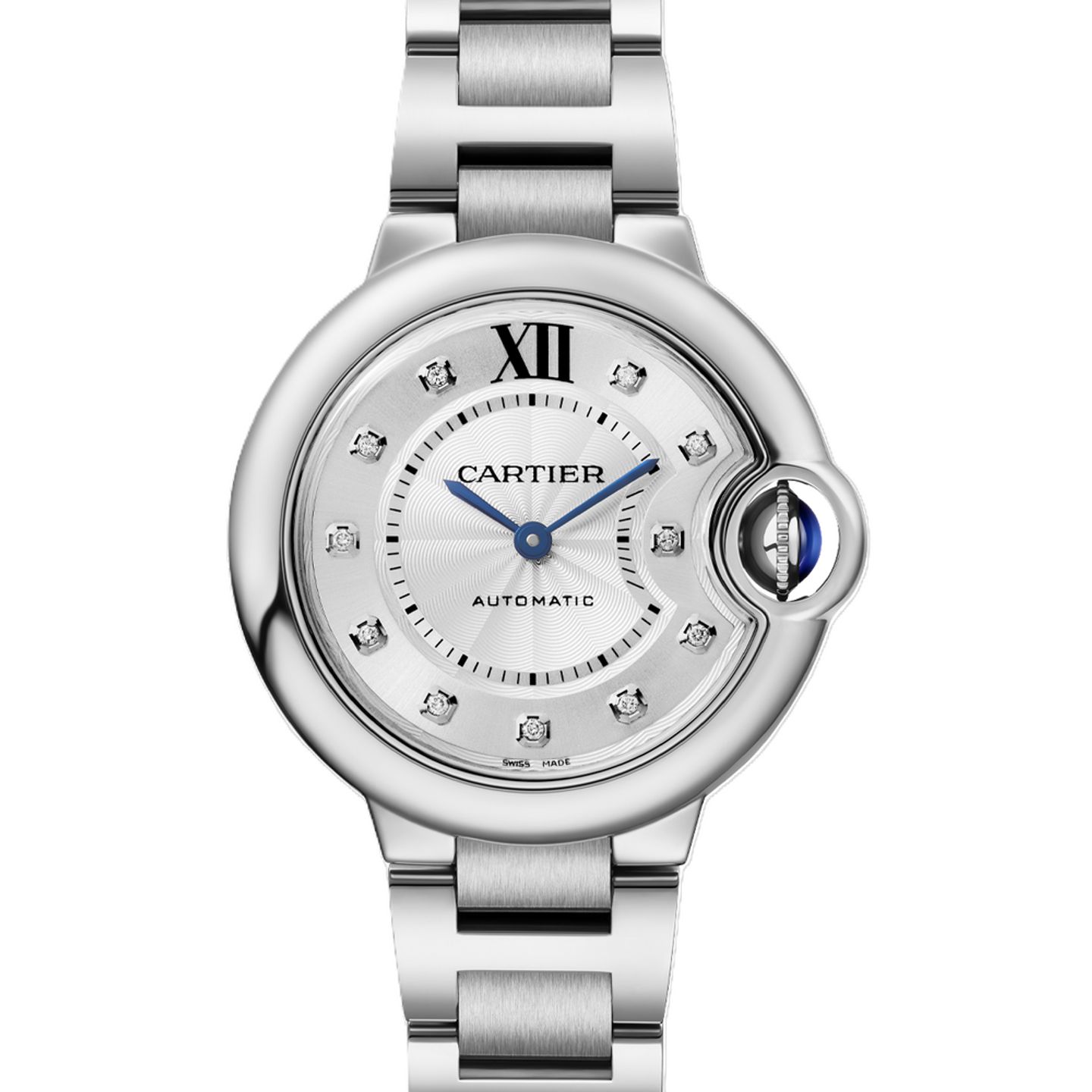 Cartier Ballon Bleu 33mm W4BB0021 (2026) - Zilver wijzerplaat 33mm Staal (1/1)