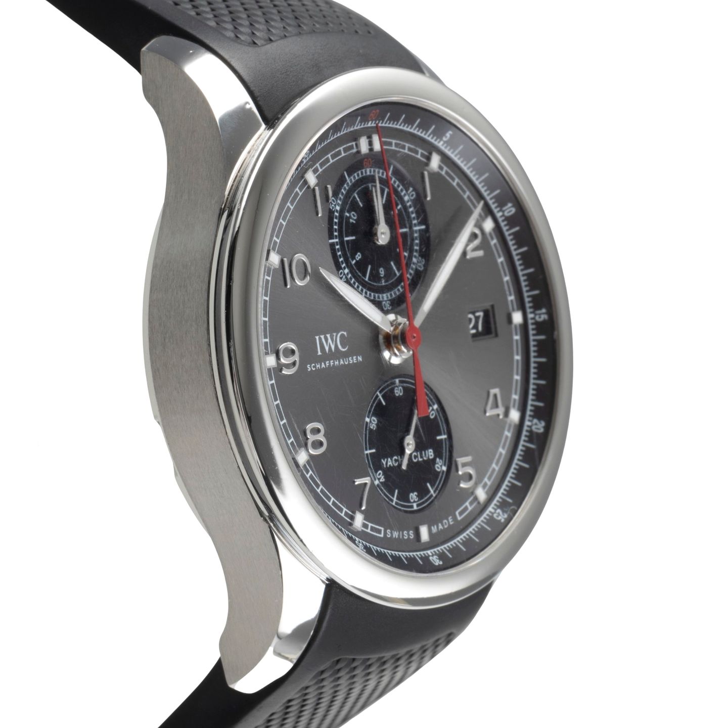 IWC Portuguese Yacht Club Chronograph IW390503 (Unknown (random serial)) - Grey dial 44 mm Steel case (7/8)