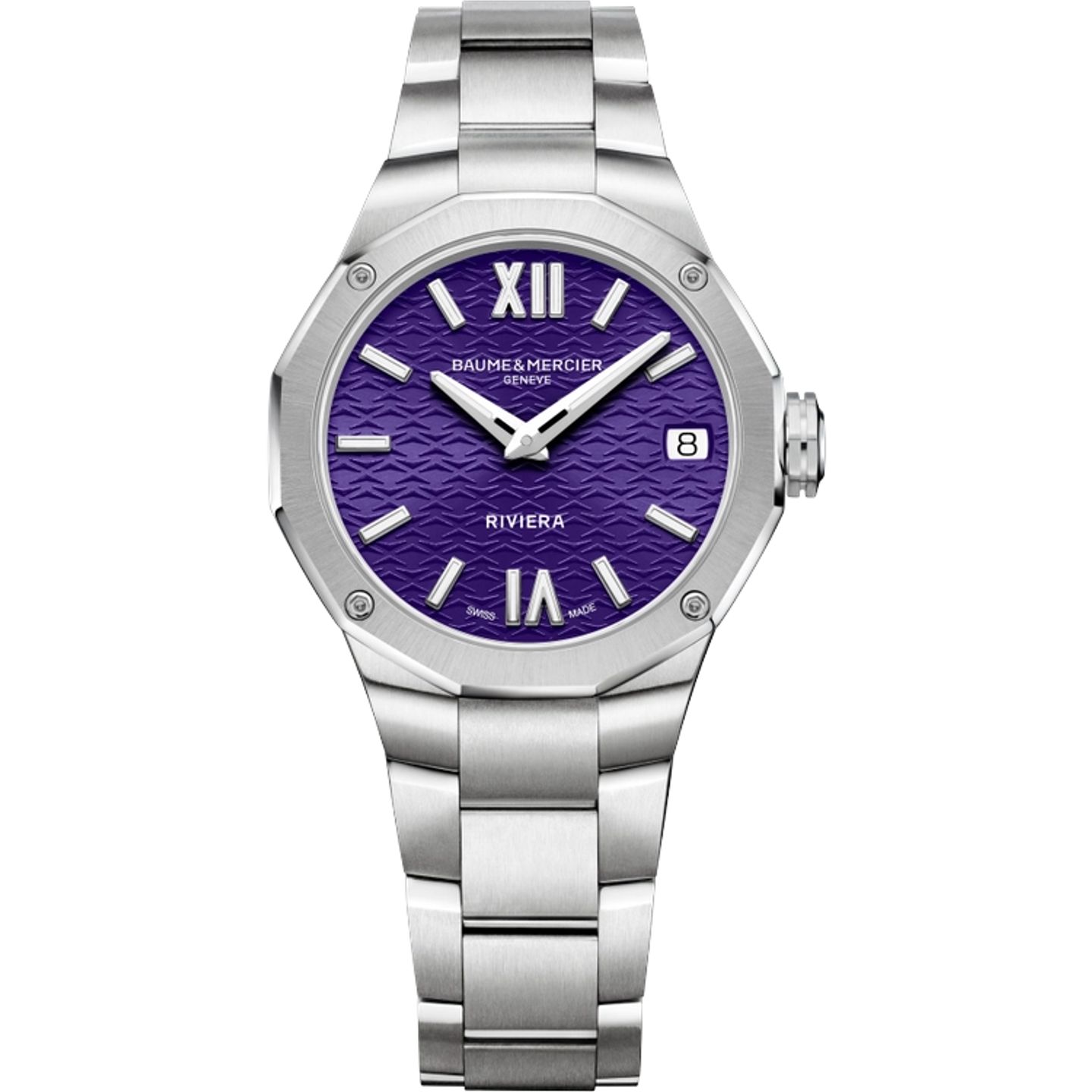 Baume & Mercier Riviera M0A10728 (2026) - Purple dial 33 mm Steel case (1/1)