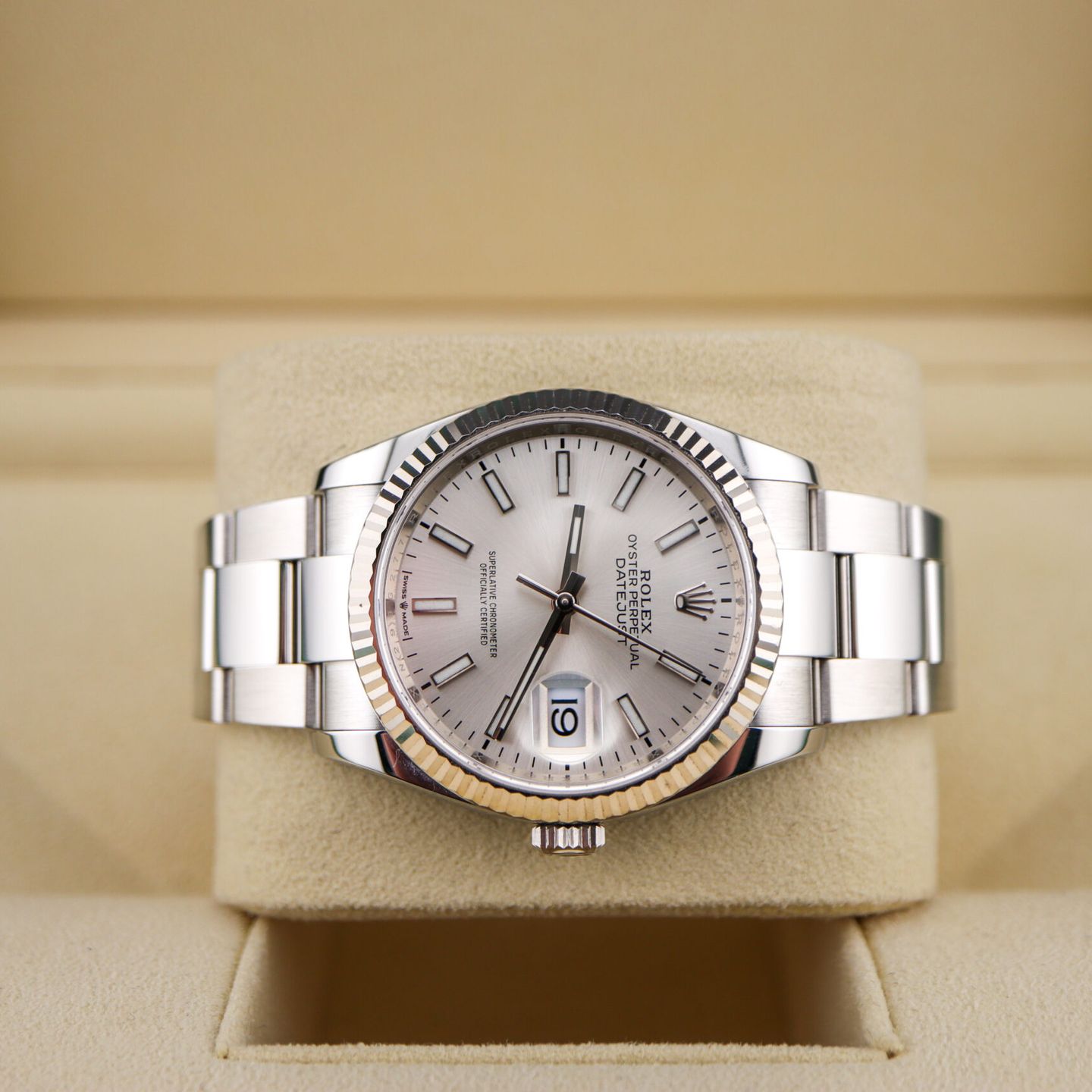 Rolex Datejust 36 126234 (2020) - Zilver wijzerplaat 36mm Staal (4/6)